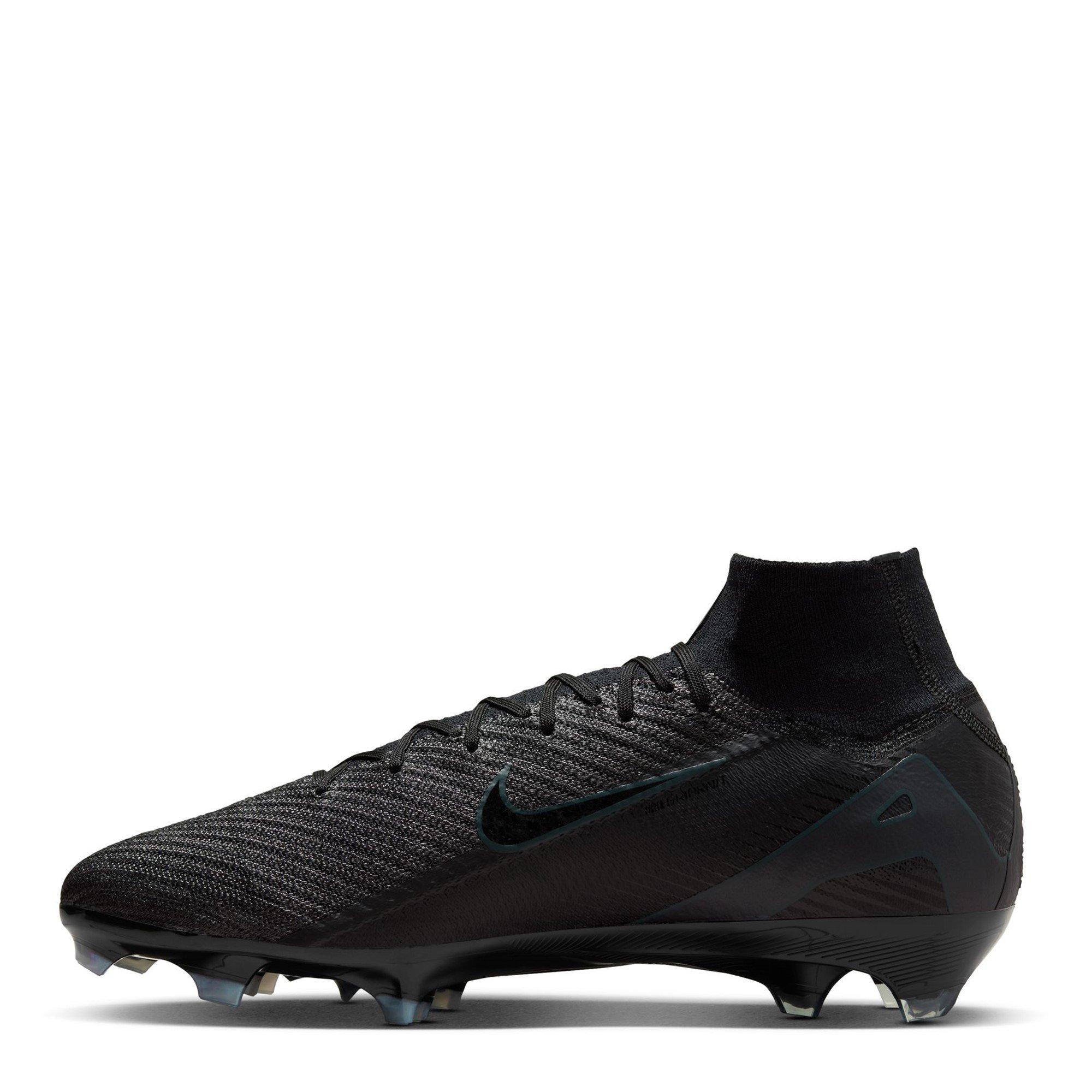 Sort/Grøn - Nike - Mercurial Superfly 10 Elite Adults Firm Ground Football Boots - 2