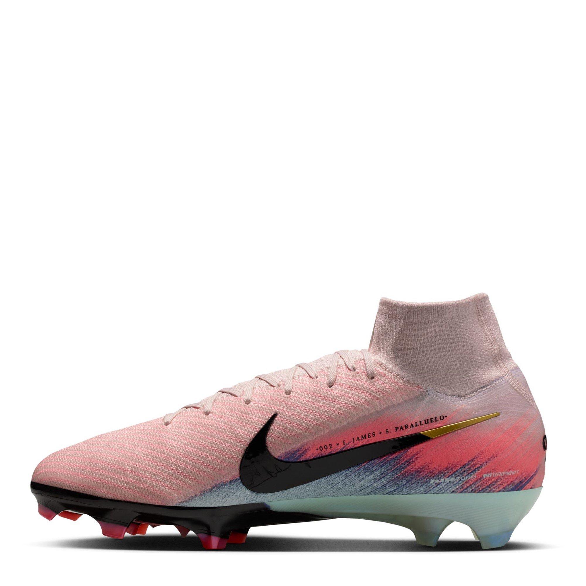 Pink/Blue - Nike - Mercurial Superfly 10 Elite Adults Firm Ground Football Boots - 2