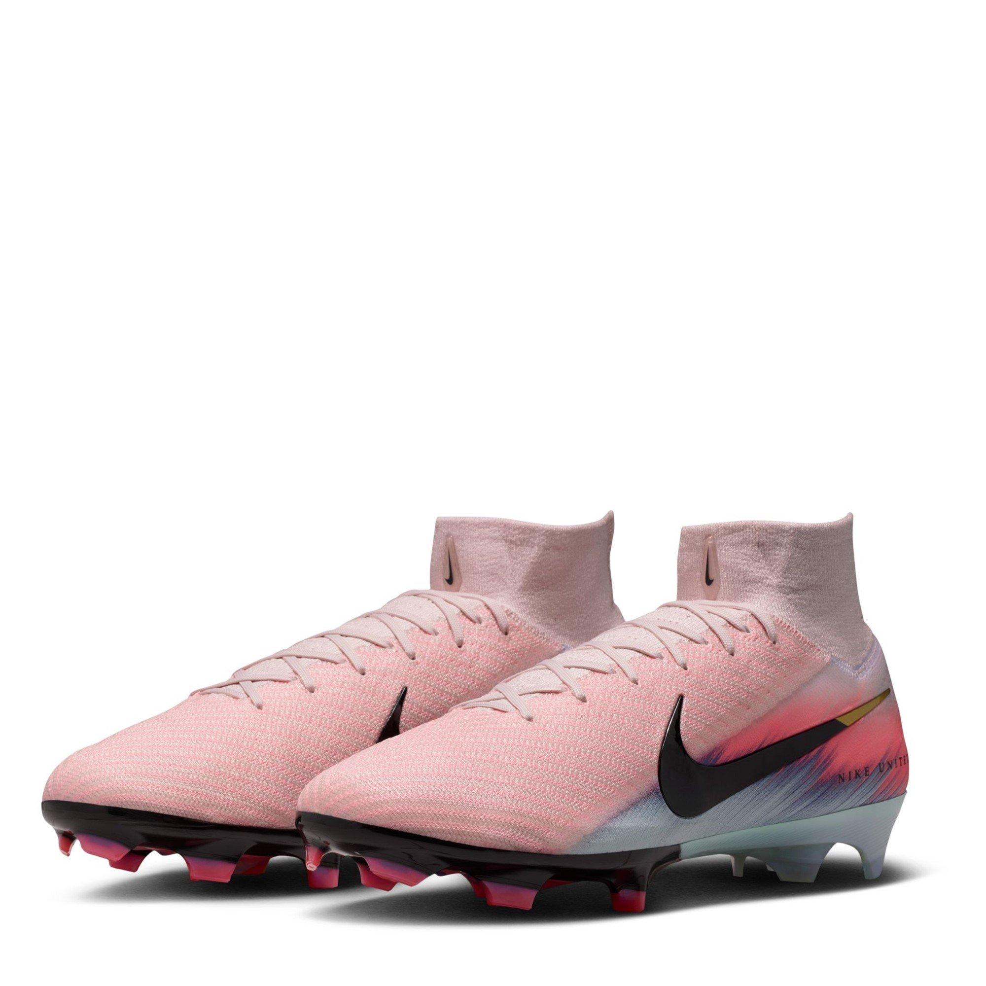 Pink/Blue - Nike - Mercurial Superfly 10 Elite Adults Firm Ground Football Boots - 4