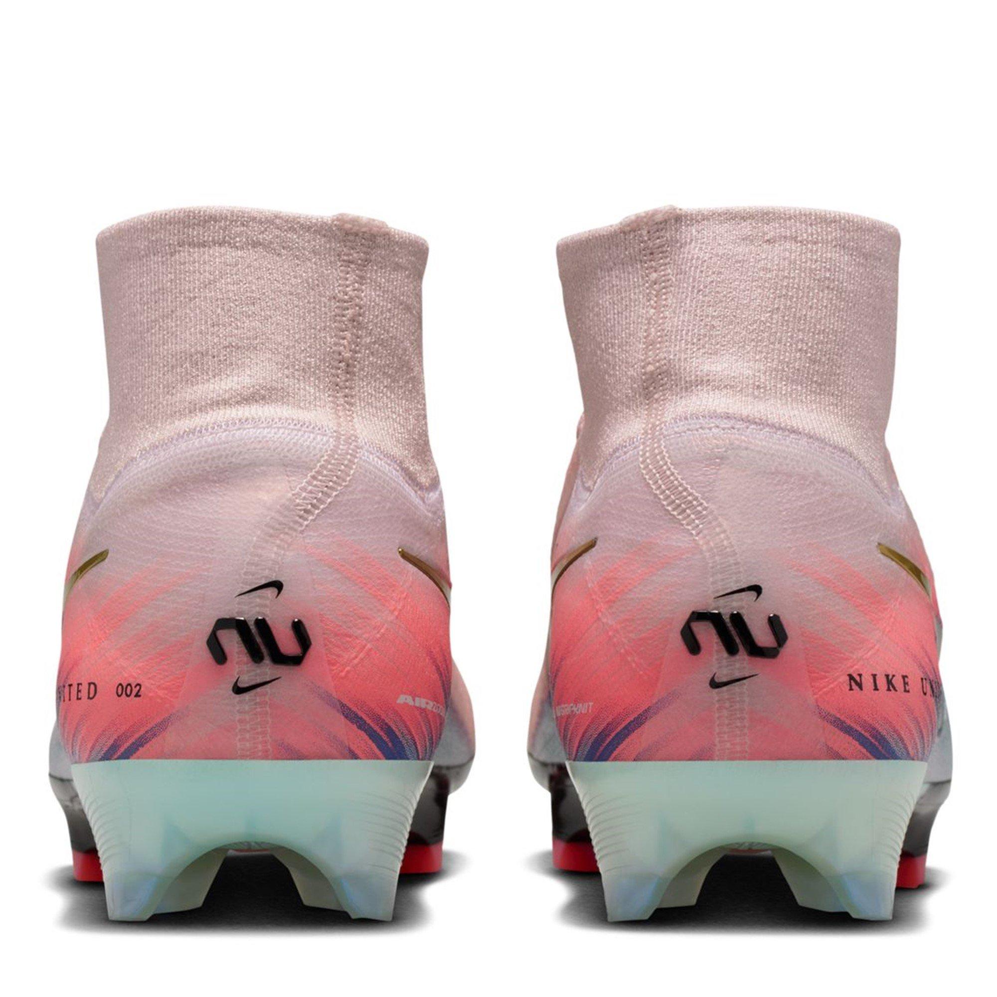 Pink/Blue - Nike - Mercurial Superfly 10 Elite Adults Firm Ground Football Boots - 5