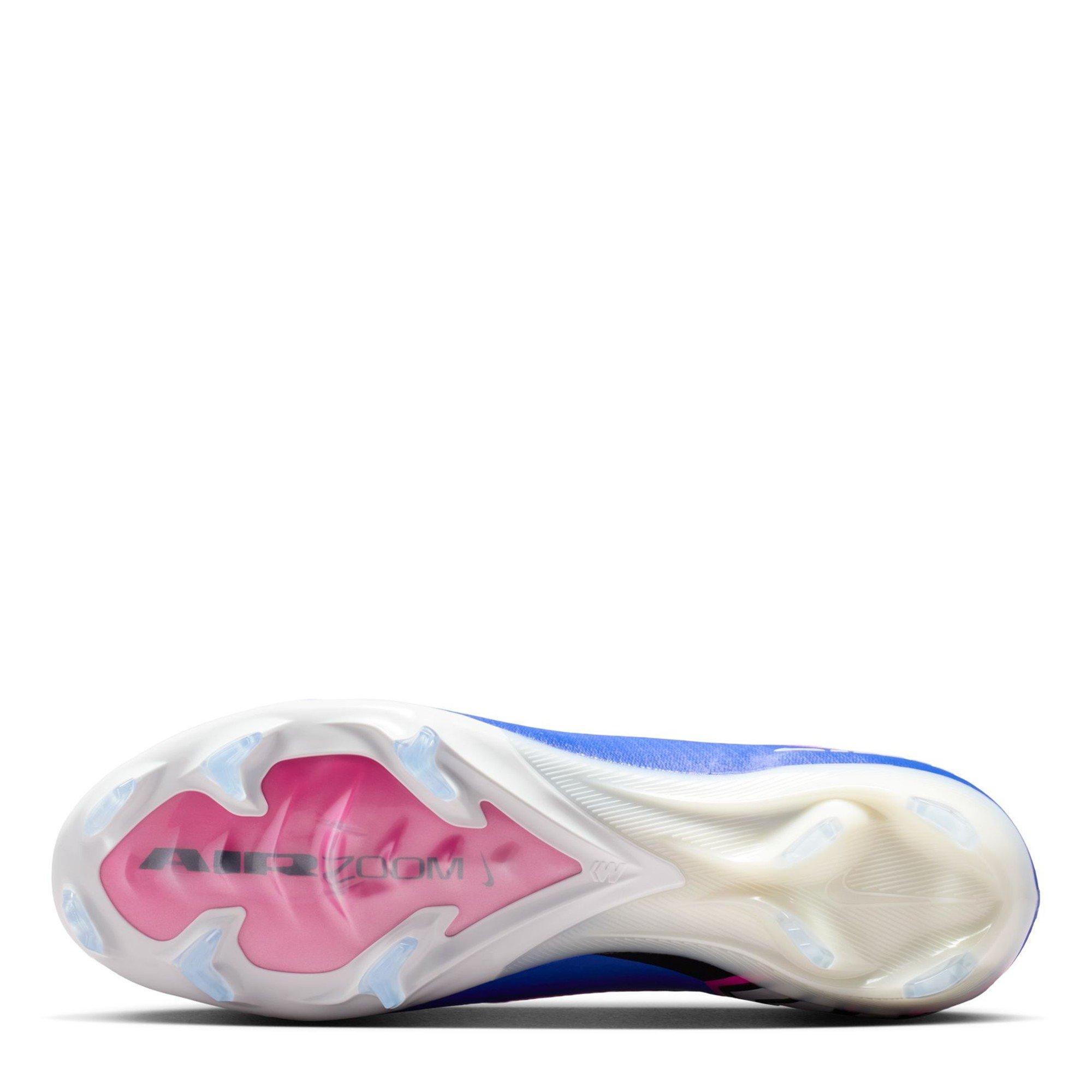 Blå/Rosa/Hvid - Nike - Mercurial Superfly 10 Elite Adults Firm Ground Football Boots - 3