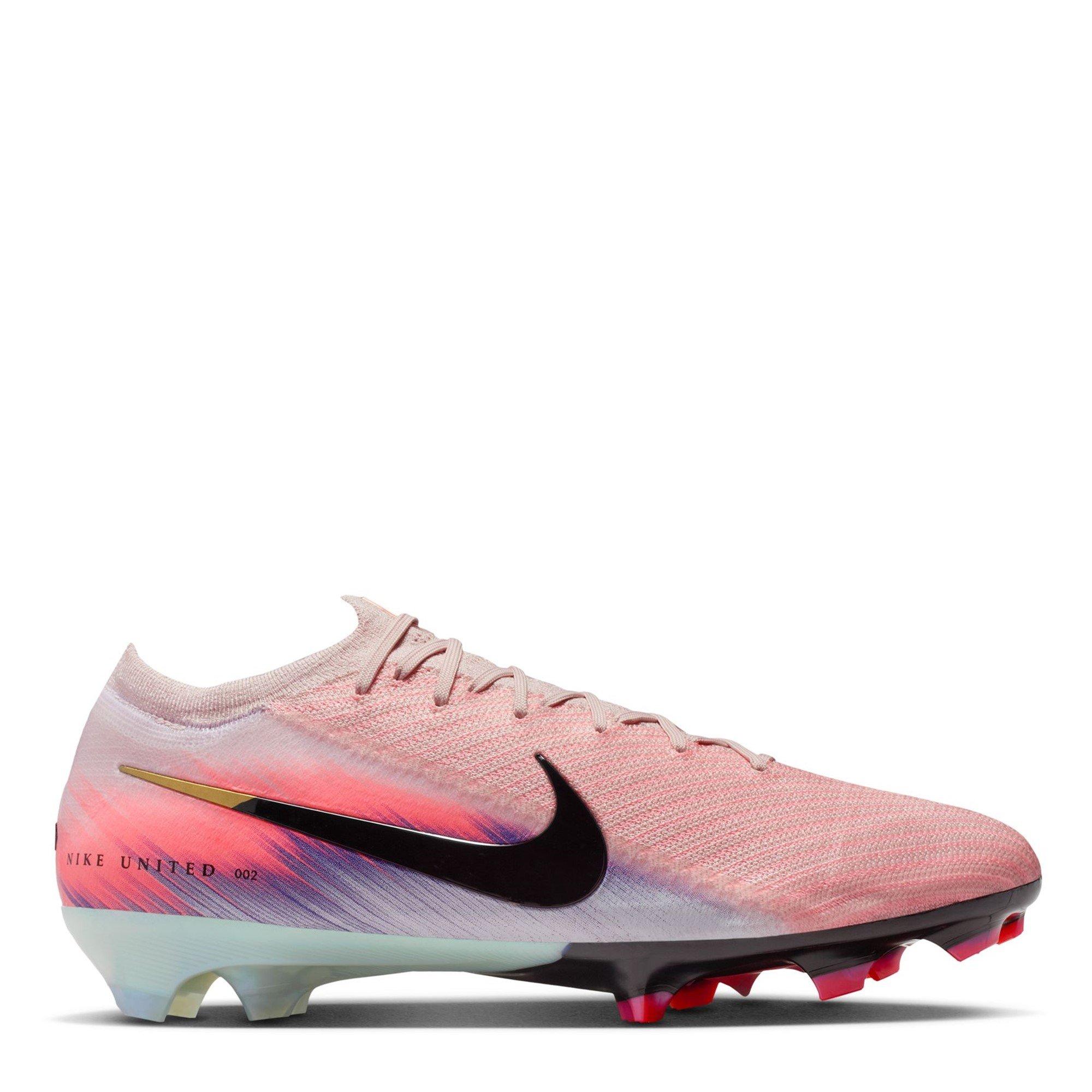 Nike Men's Mercurial Vapor 16 Elite Adults Firm Ground Football Boots - Pink/Blue - 12 (47.5)