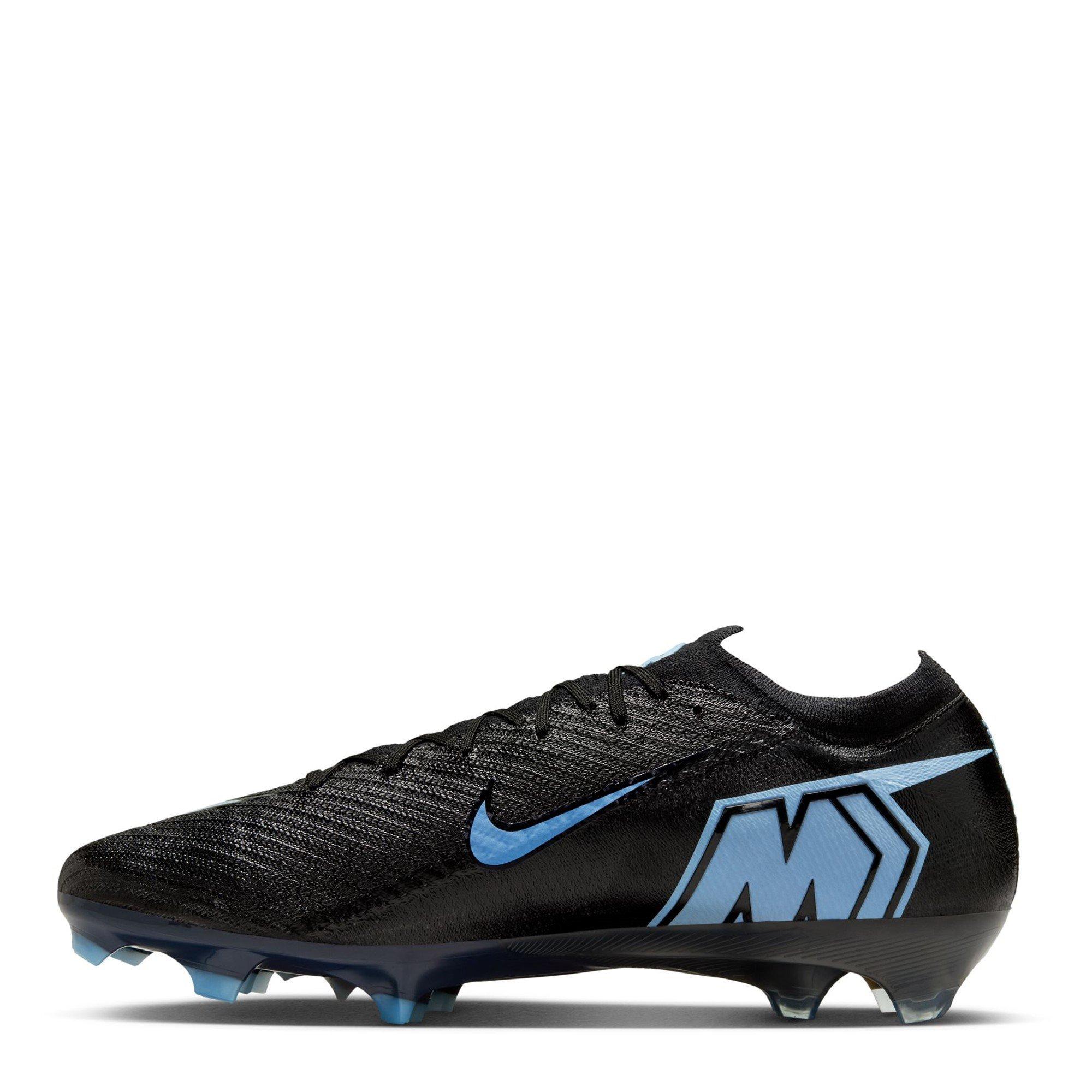 Sort/Blå - Nike - Mercurial Vapor 16 Elite Adults Firm Ground Football Boots - 2