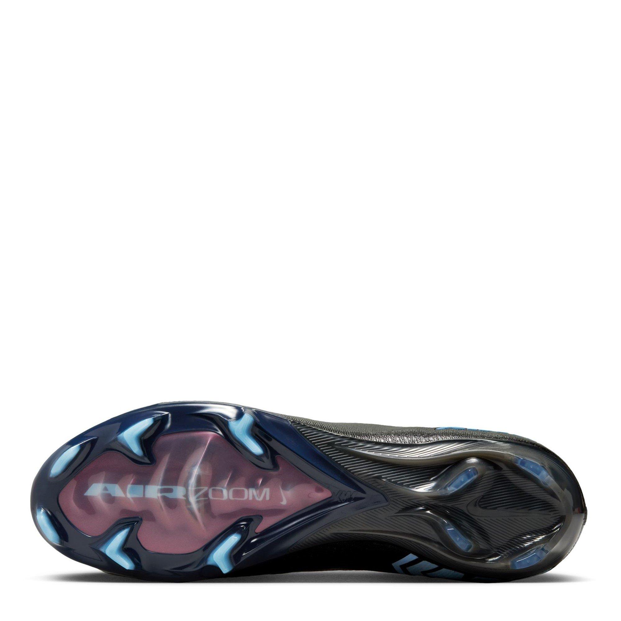 Sort/Blå - Nike - Mercurial Vapor 16 Elite Adults Firm Ground Football Boots - 3