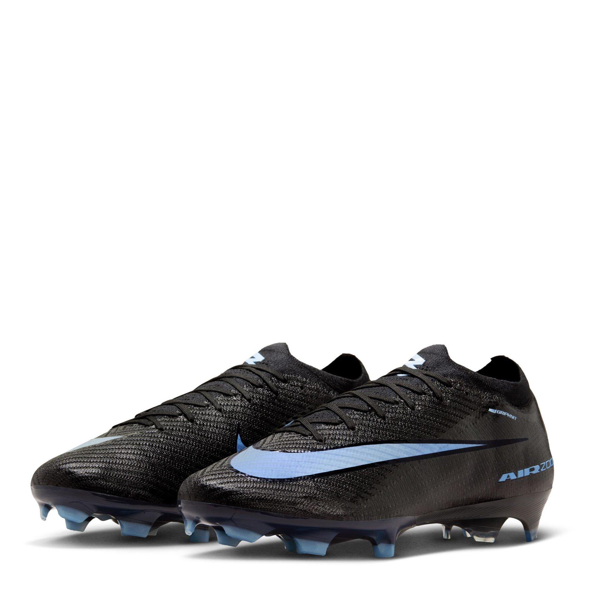 Sort/Blå - Nike - Mercurial Vapor 16 Elite Adults Firm Ground Football Boots - 4