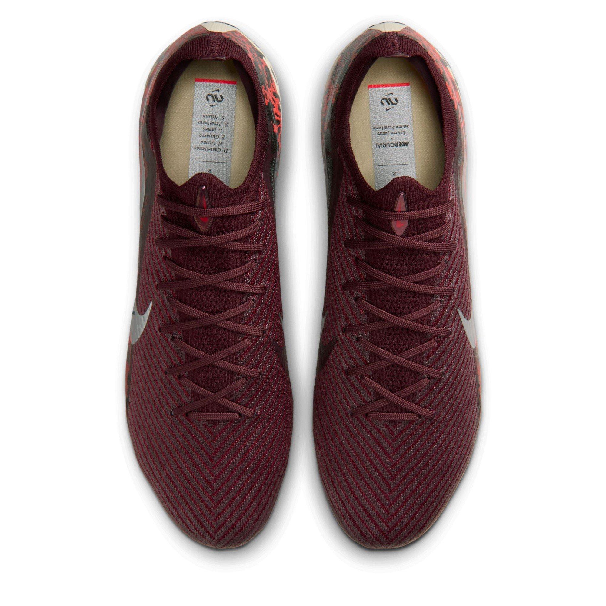 Burgundy/Print - Nike - Mercurial Vapor 16 Elite Adults Firm Ground Football Boots - 6