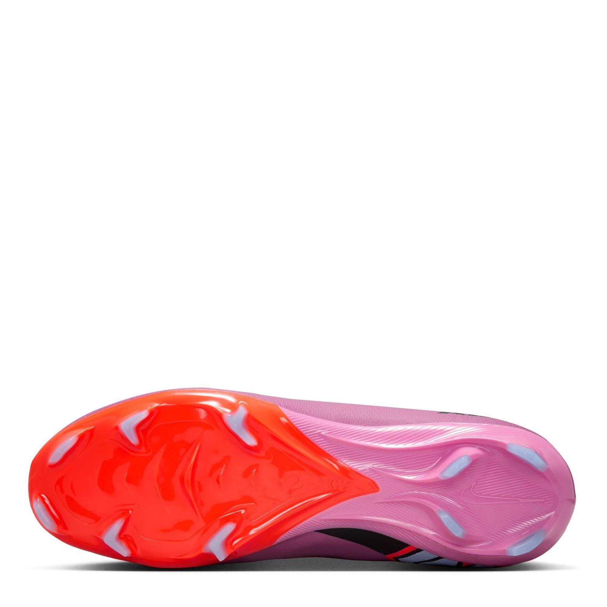 Roze/Zwart - Nike - Zoom Mercurial Vapor 16 Pro Adults Firm Ground Football Boots - 3