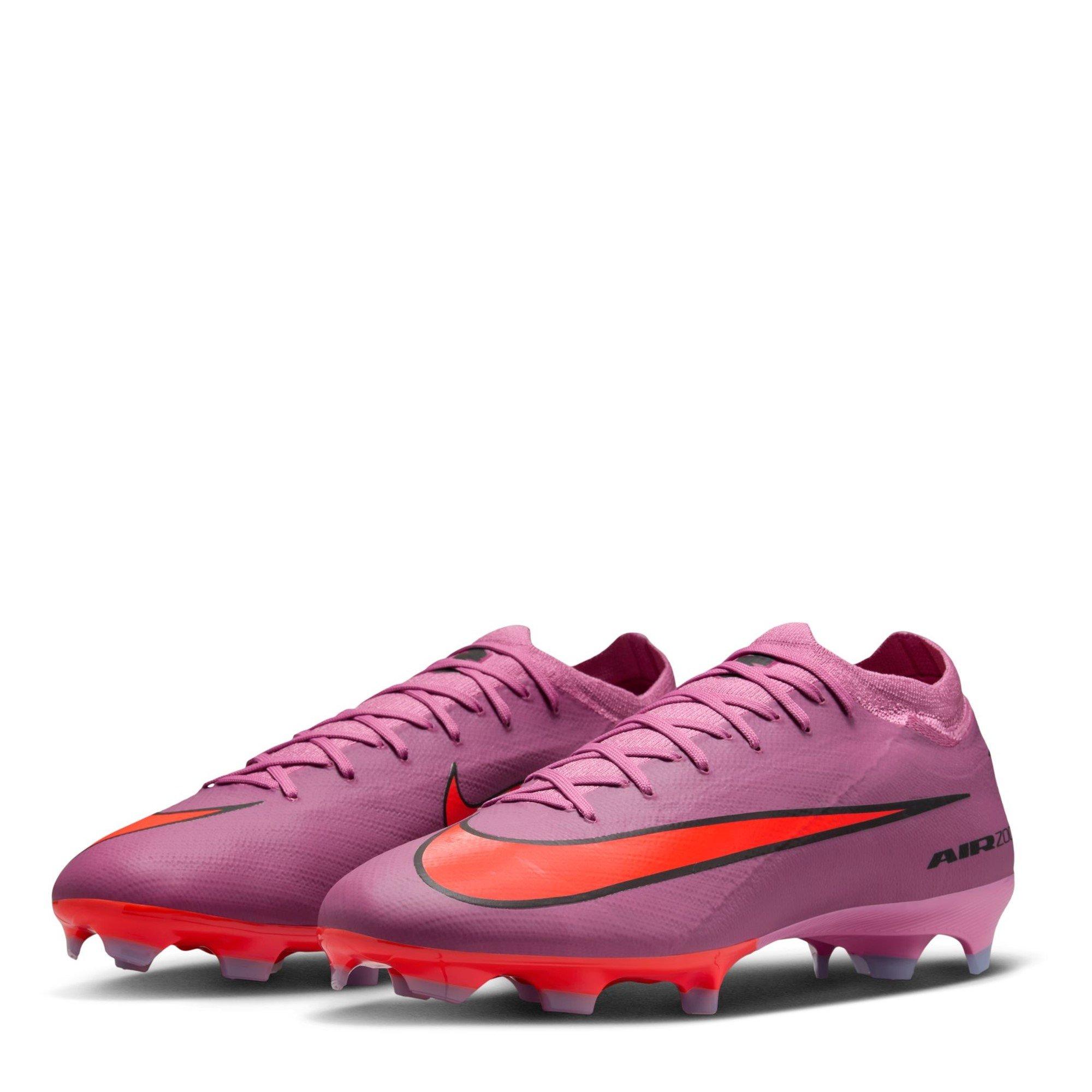 Roze/Zwart - Nike - Zoom Mercurial Vapor 16 Pro Adults Firm Ground Football Boots - 4