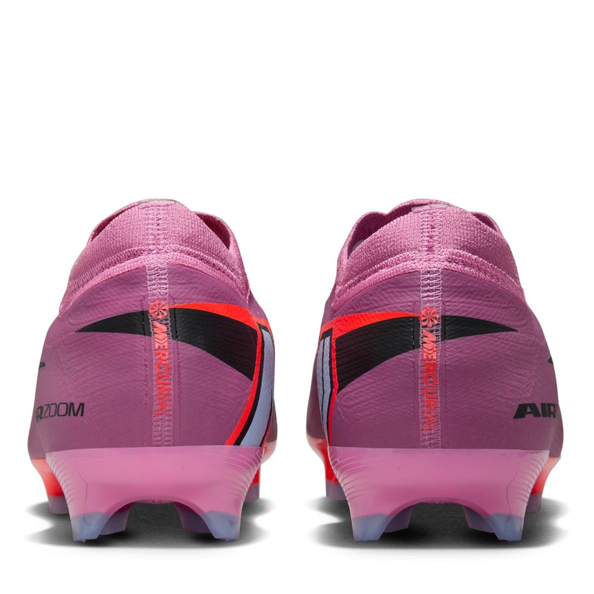 Roze/Zwart - Nike - Zoom Mercurial Vapor 16 Pro Adults Firm Ground Football Boots - 5