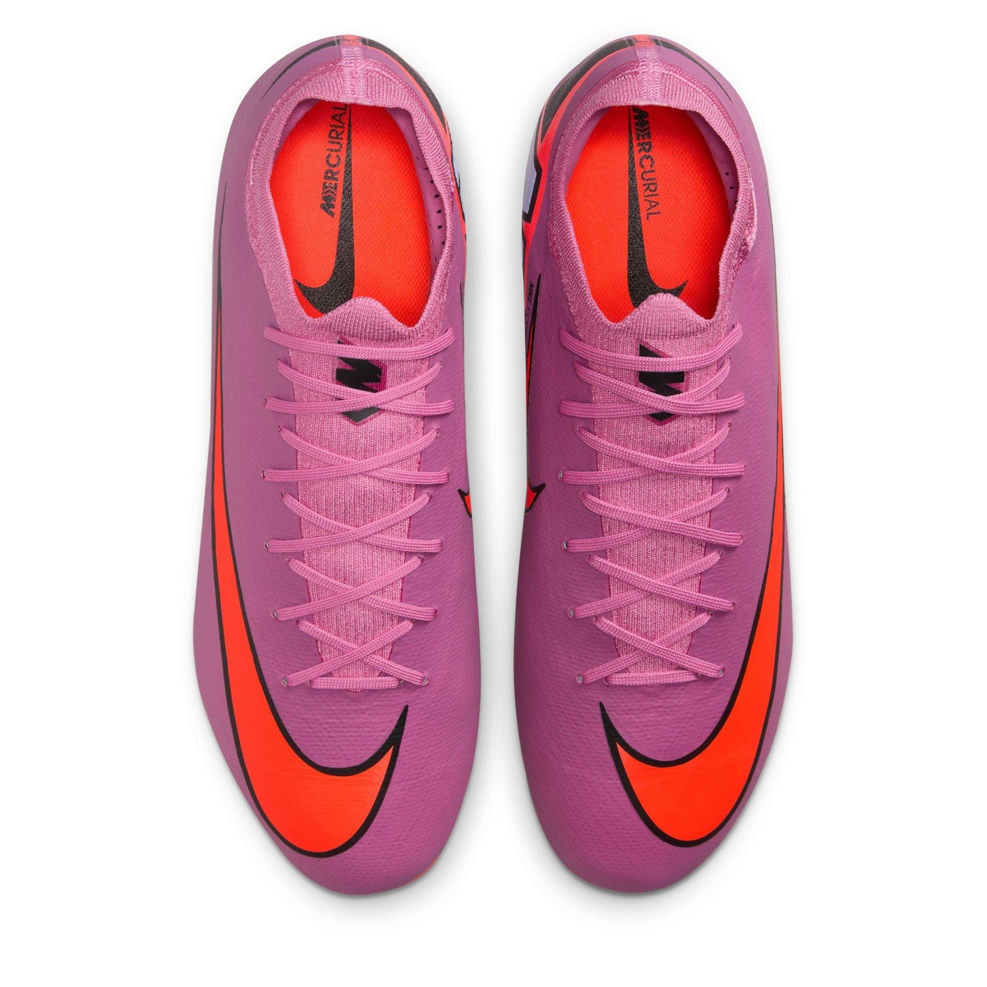 Roze/Zwart - Nike - Zoom Mercurial Vapor 16 Pro Adults Firm Ground Football Boots - 6
