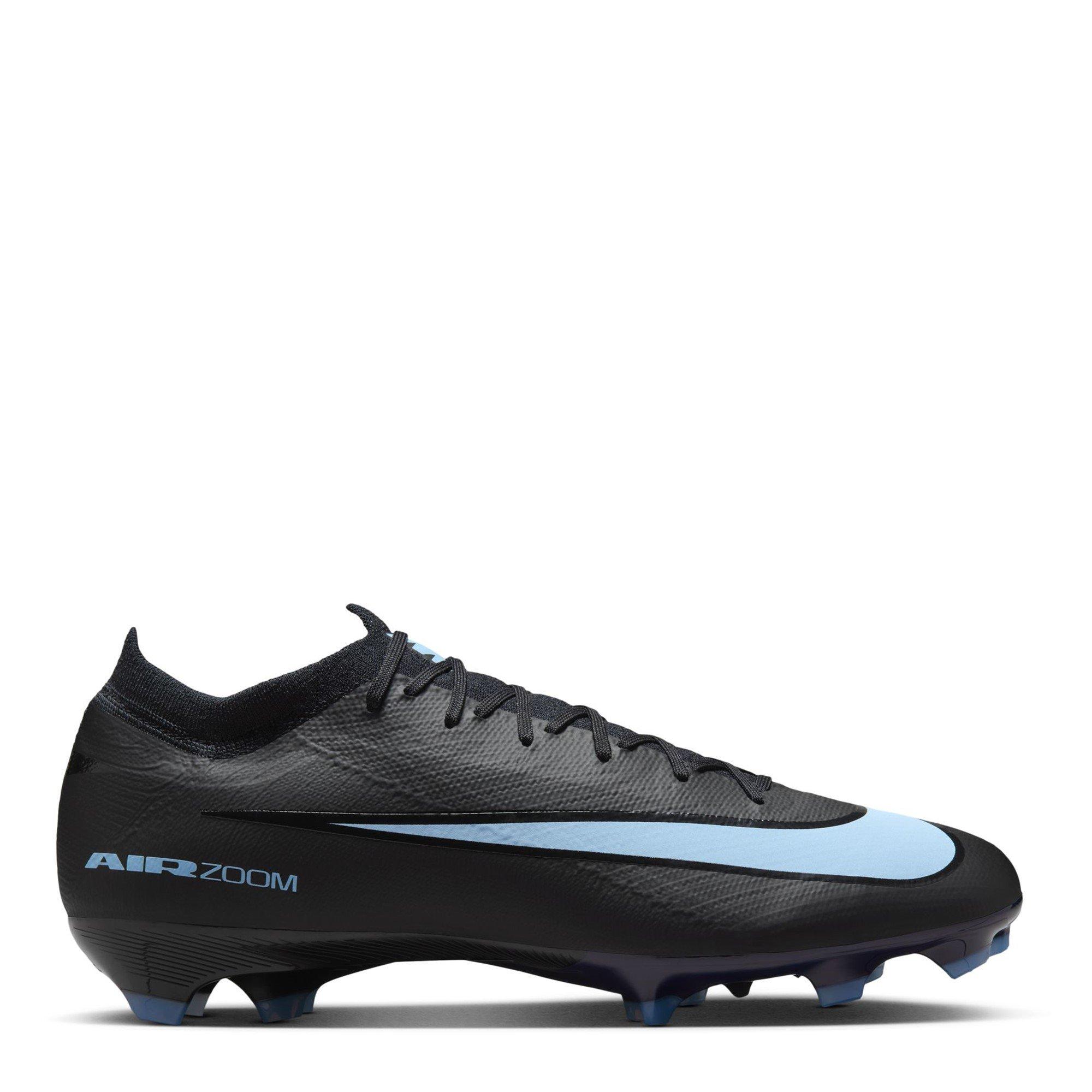 Nike Men's Zoom Mercurial Vapor 16 Pro Adults Firm Ground Football Boots - Black/Blue - 12 (47.5)