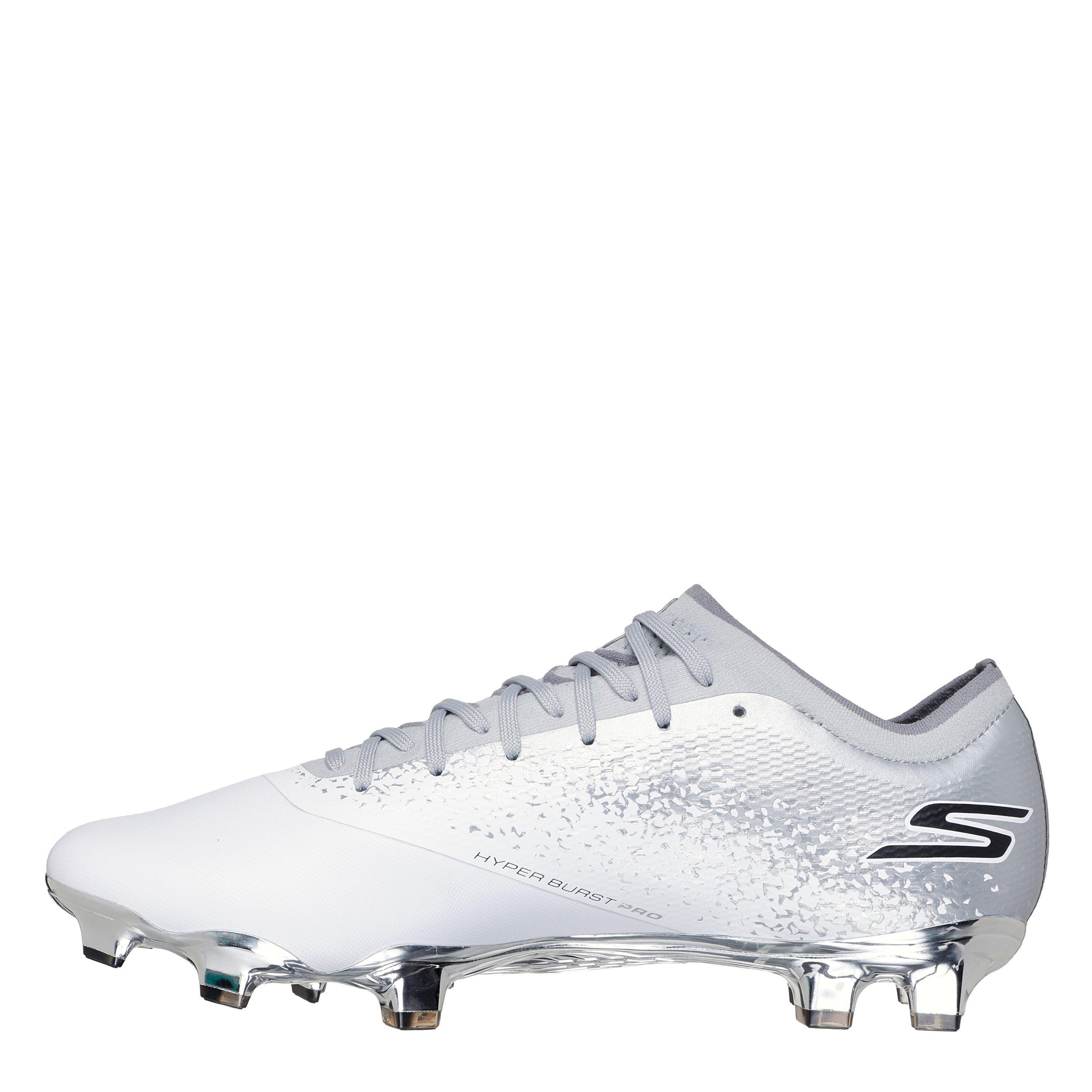 Wit/Zilver - Skechers - Razor Elite Adults Firm Ground Football Boots - 2