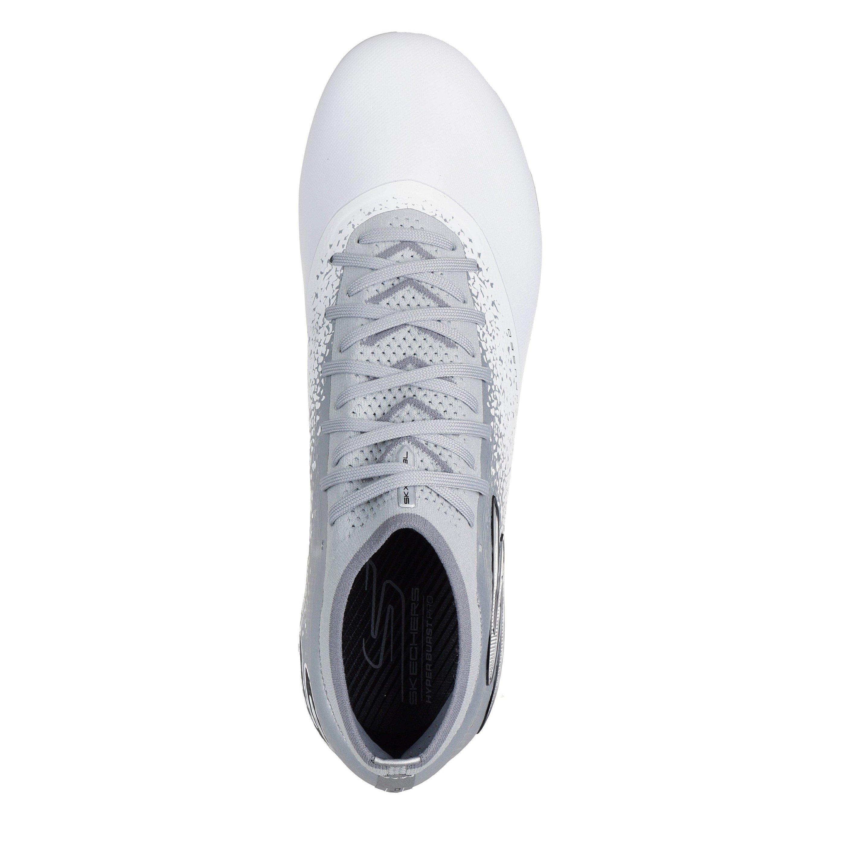 Wit/Zilver - Skechers - Razor Elite Adults Firm Ground Football Boots - 4
