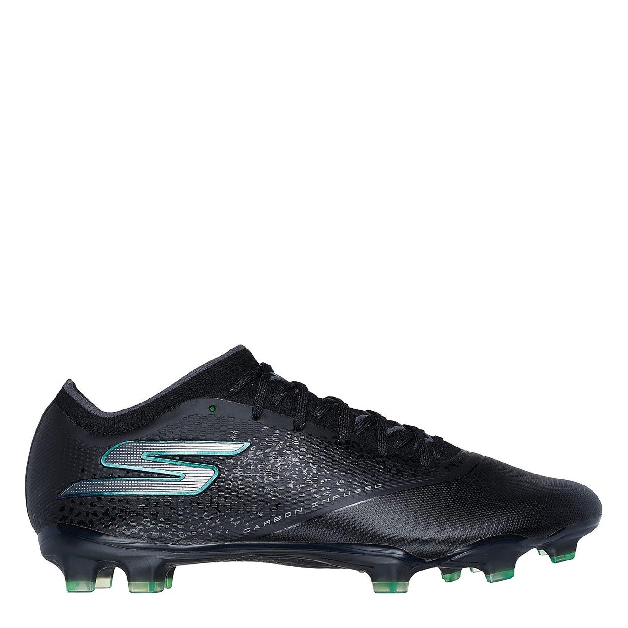 Zwart/Zilver - Skechers - Razor Elite Adults Firm Ground Football Boots - 3