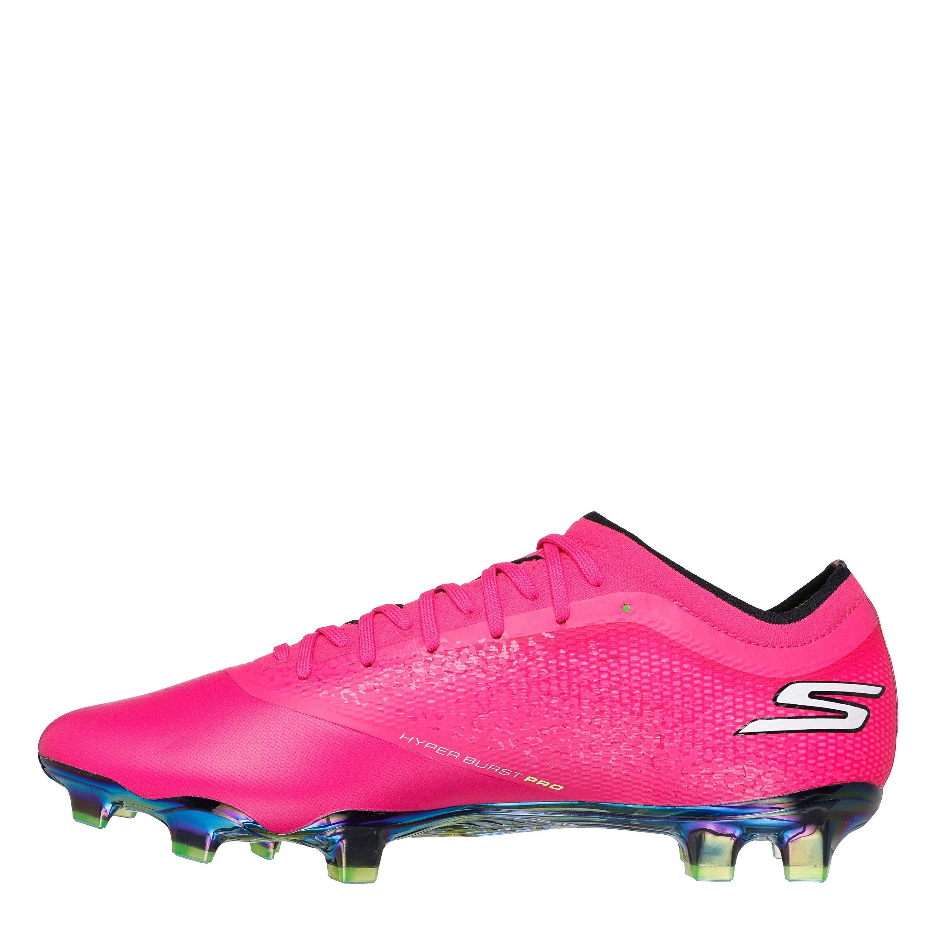 Pink/Black - Skechers - Razor Elite Adults Firm Ground Football Boots - 2
