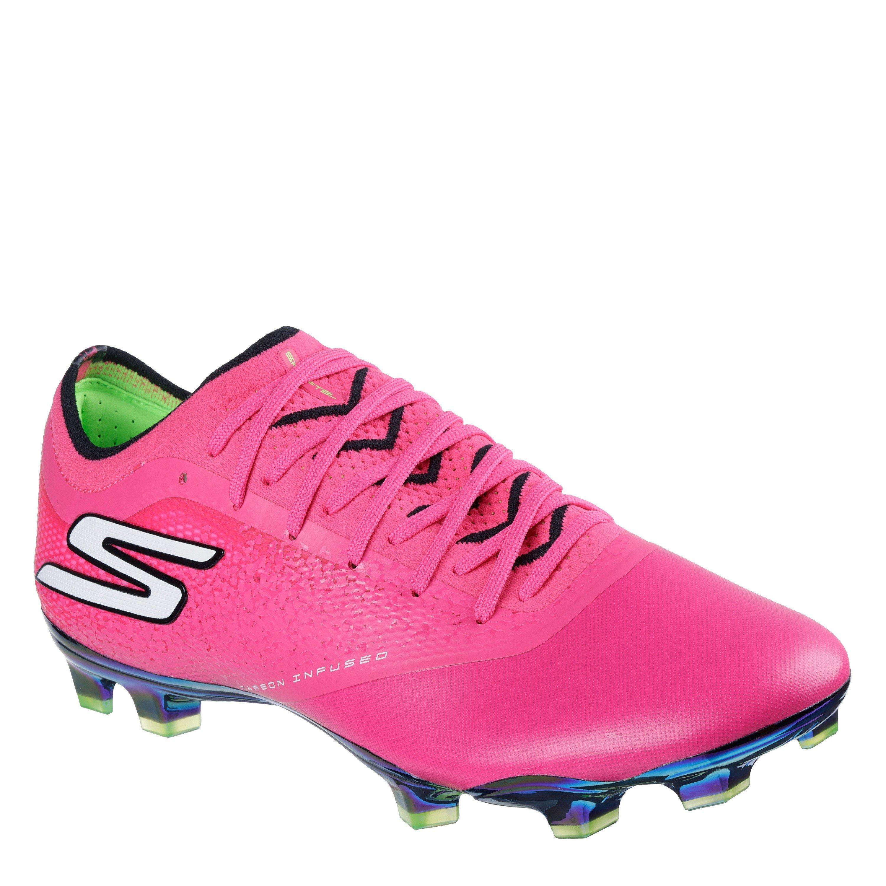 Pink/Black - Skechers - Razor Elite Adults Firm Ground Football Boots - 3