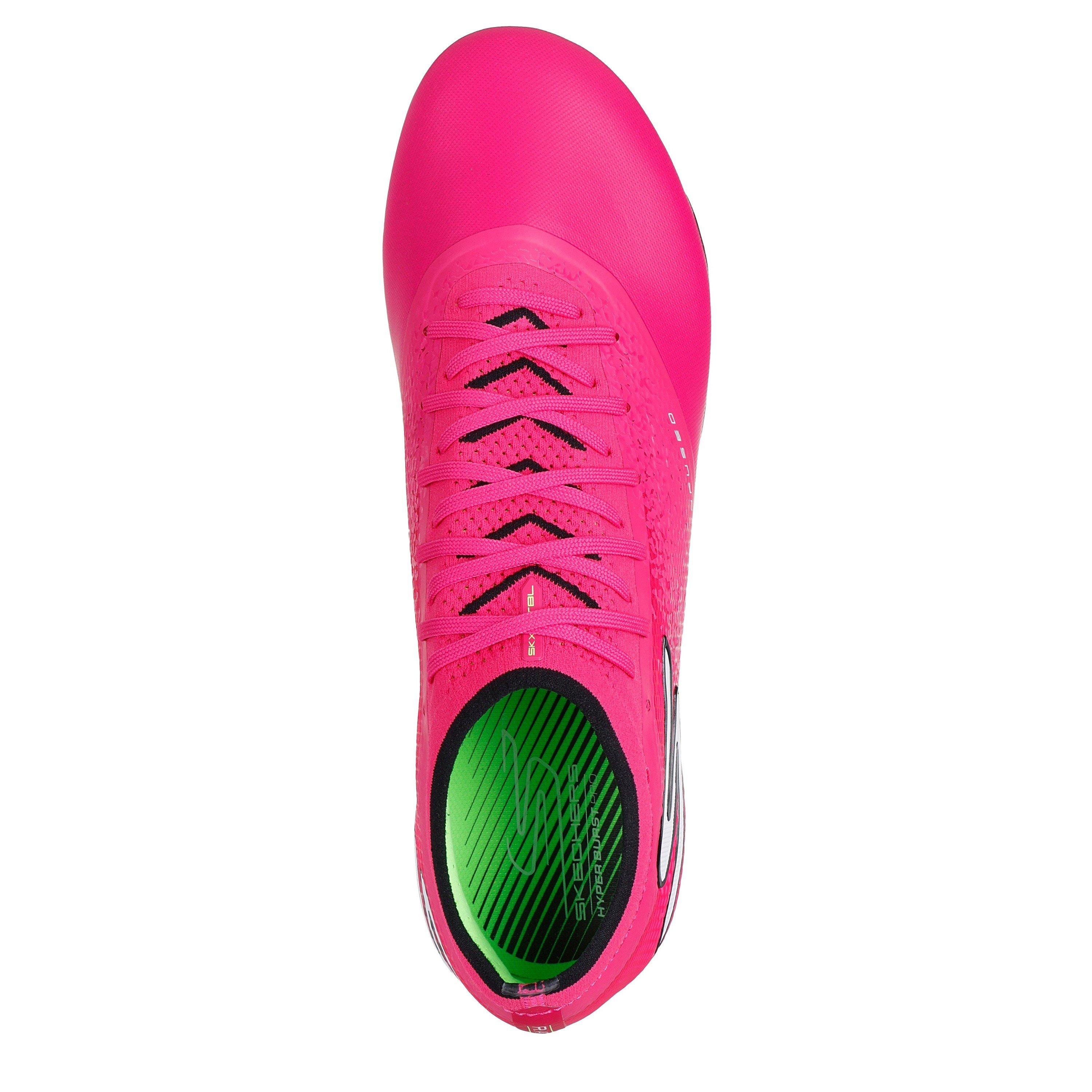 Pink/Black - Skechers - Razor Elite Adults Firm Ground Football Boots - 4