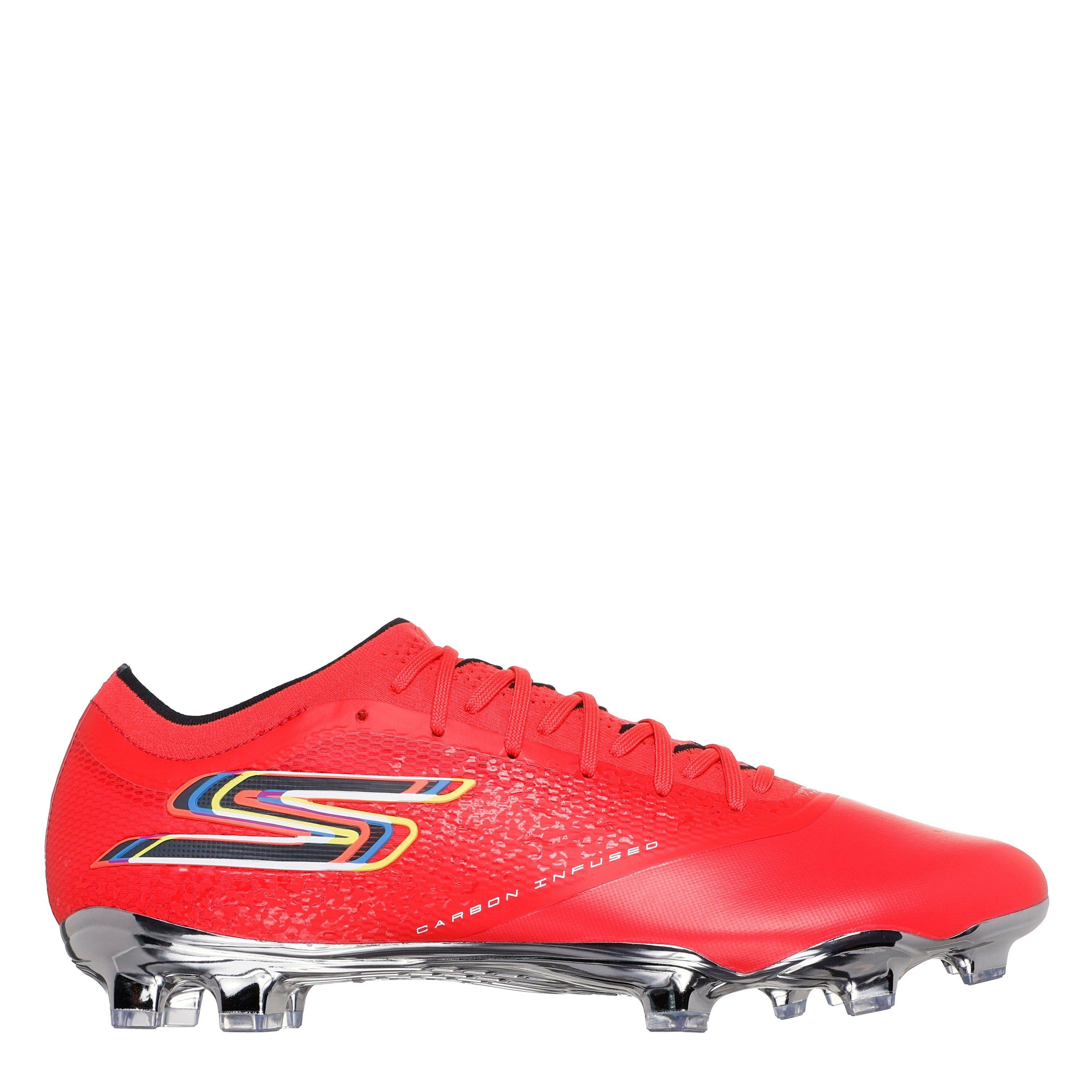 Skechers Men's Razor Elite Adults Firm Ground Football Boots - Red/Black - 9 (43)