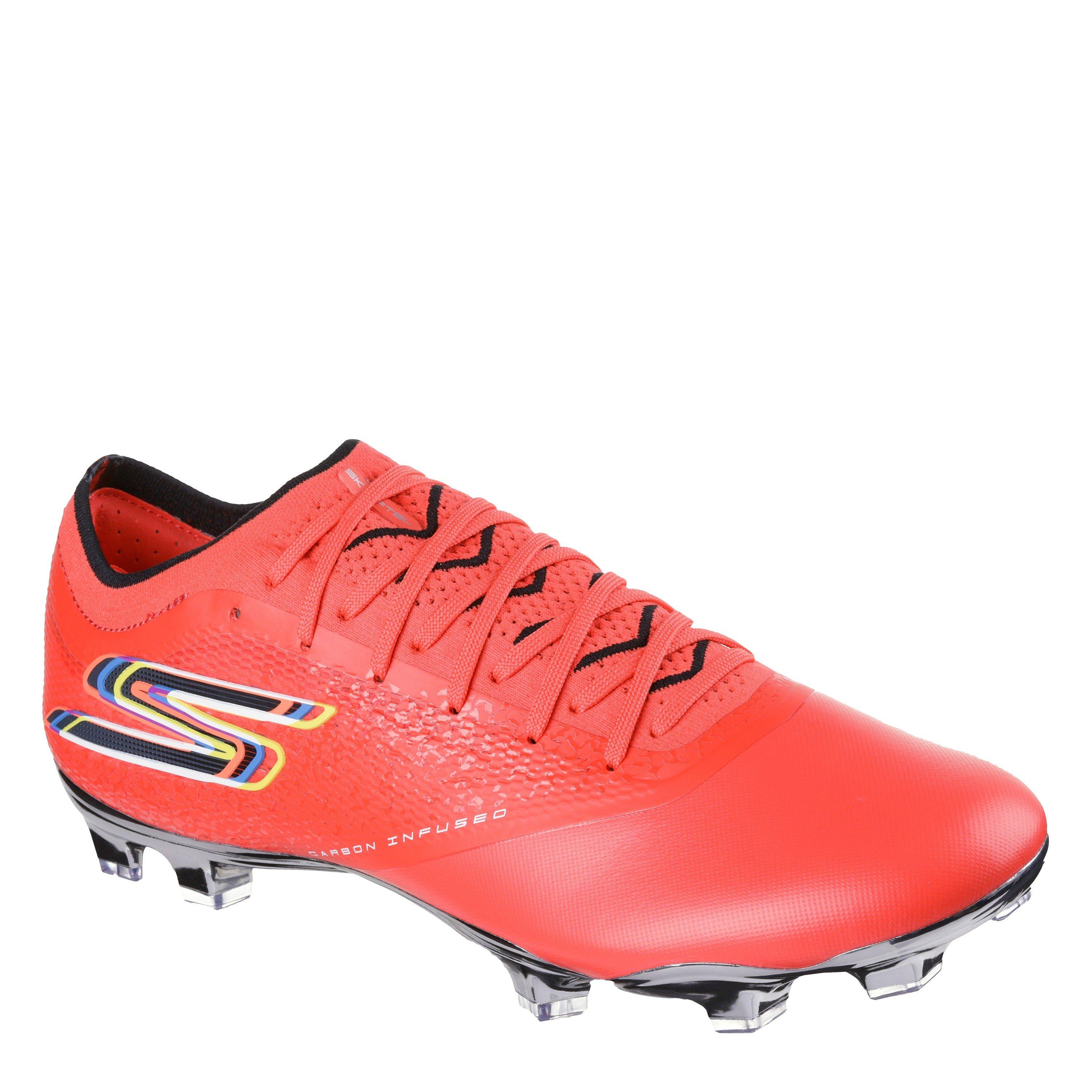 Crveno/Crno - Skechers - Razor Elite Adults Firm Ground Football Boots - 3