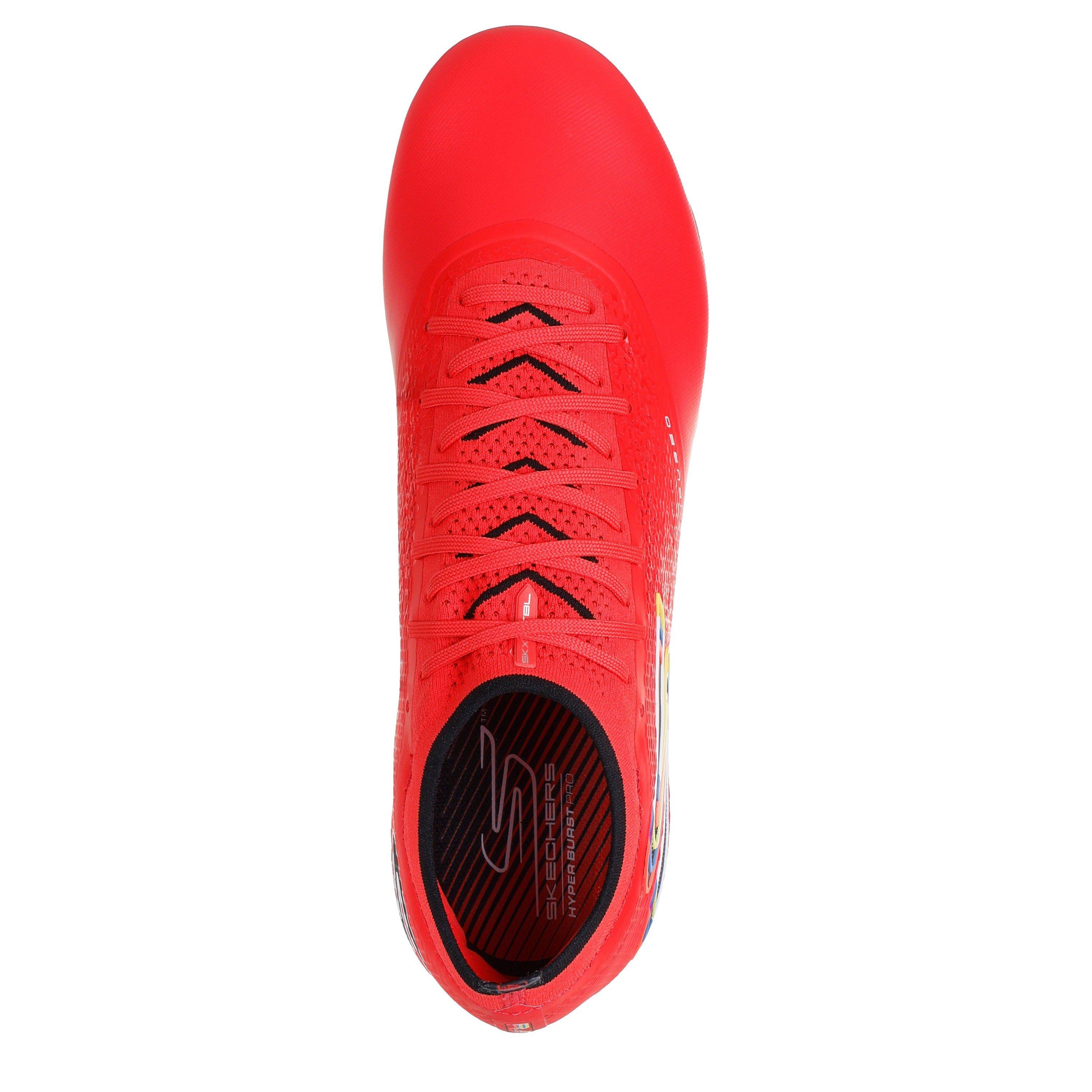 Crveno/Crno - Skechers - Razor Elite Adults Firm Ground Football Boots - 4