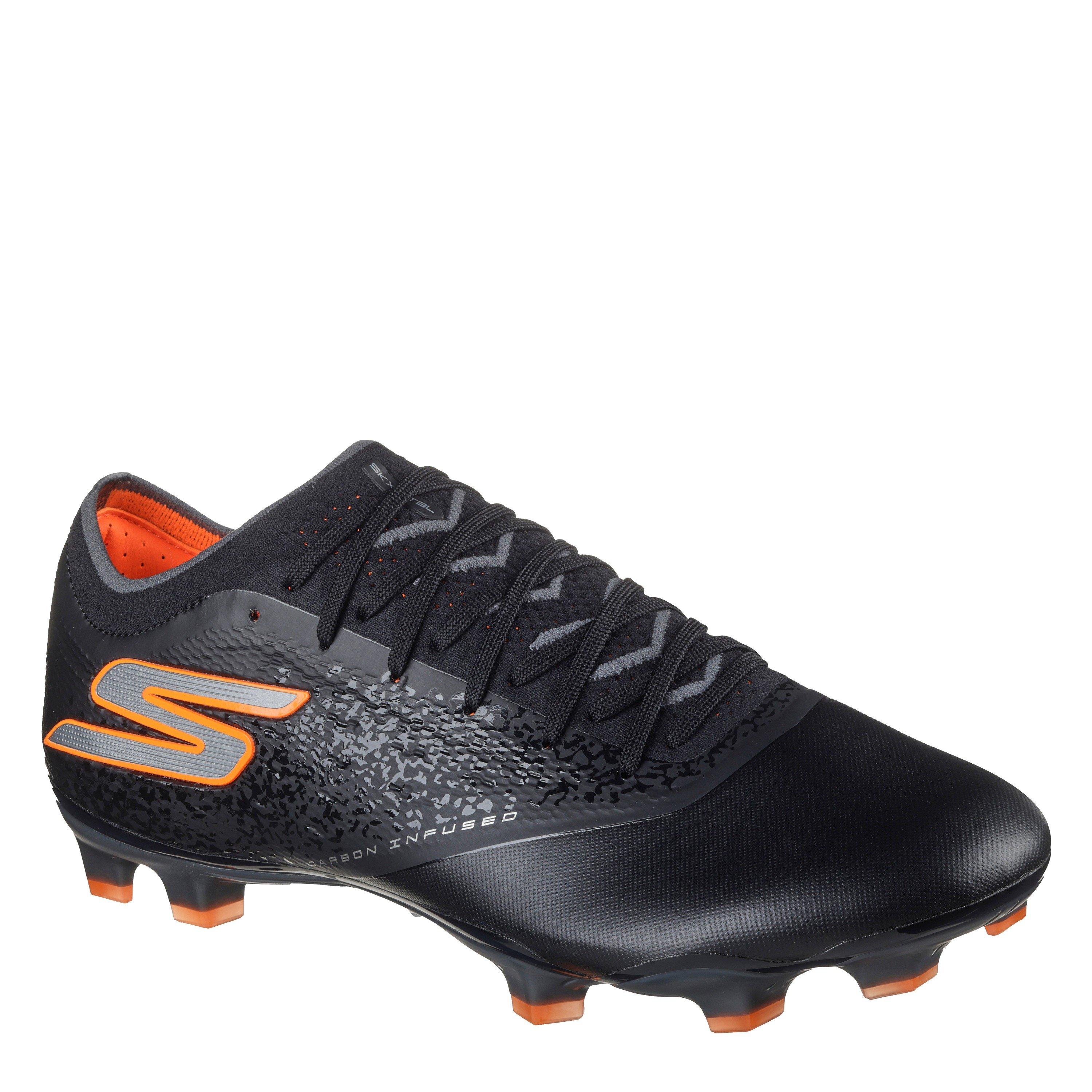 Black/Orange - Skechers - Razor Elite Adults Firm Ground Football Boots - 3