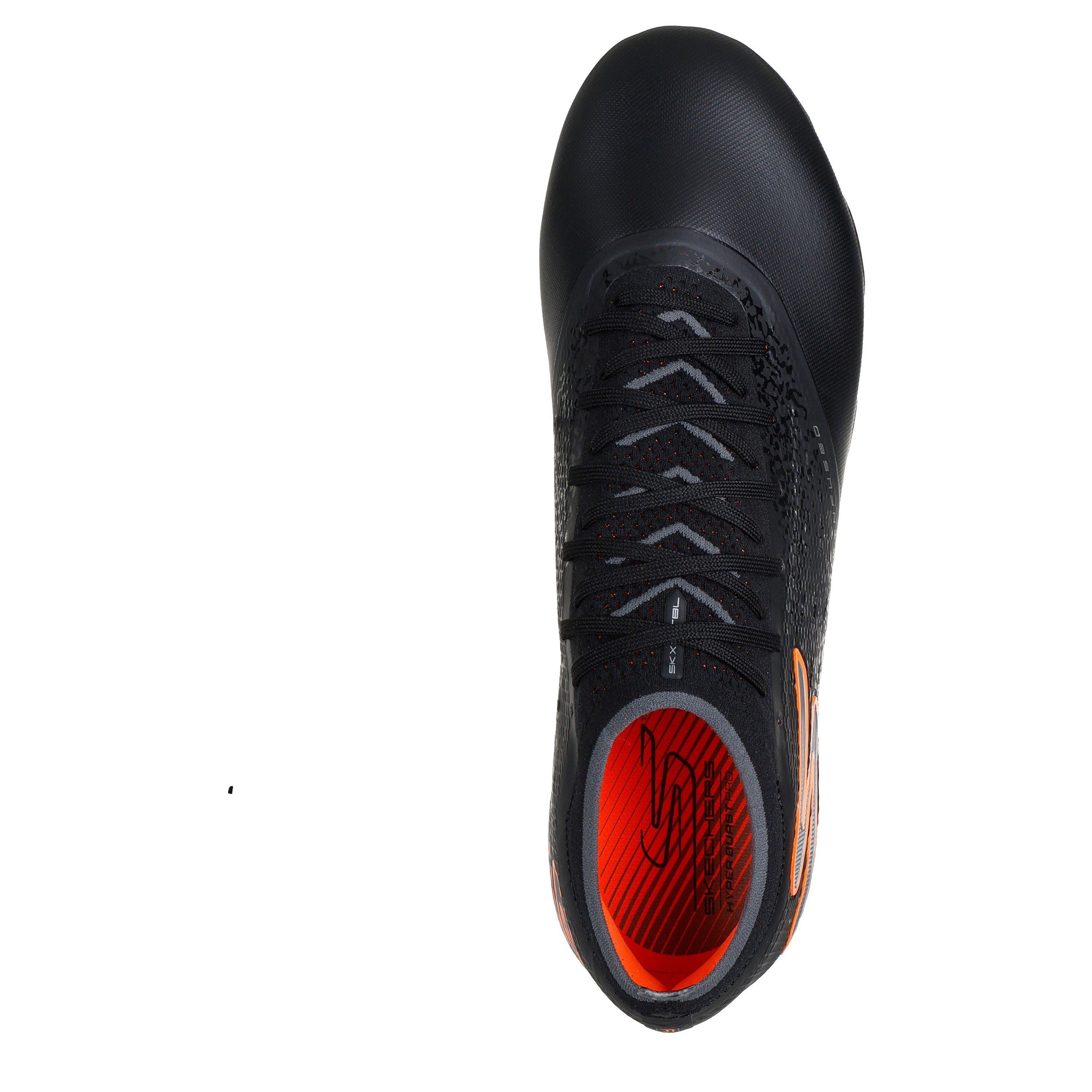 Black/Orange - Skechers - Razor Elite Adults Firm Ground Football Boots - 4