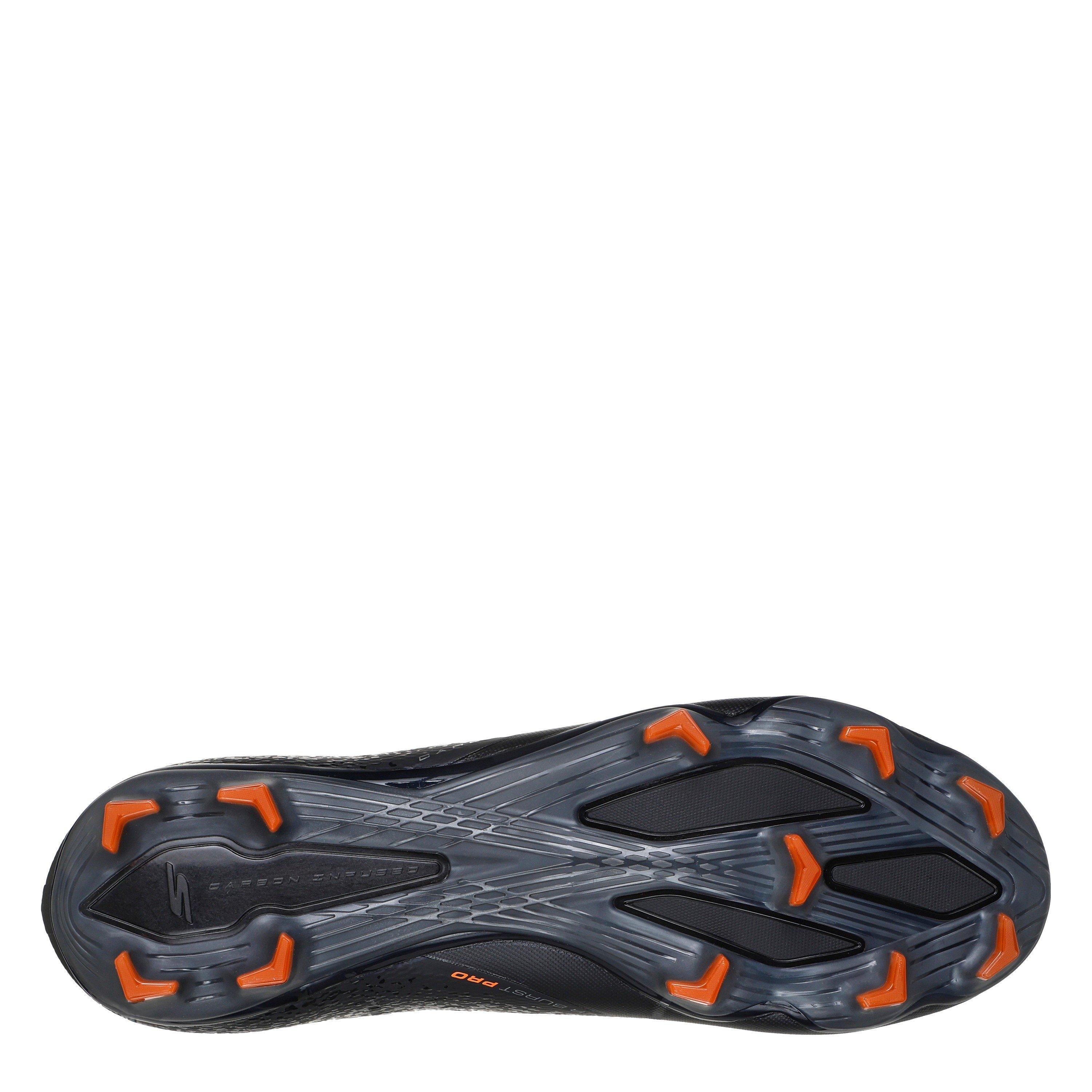 Black/Orange - Skechers - Razor Elite Adults Firm Ground Football Boots - 5