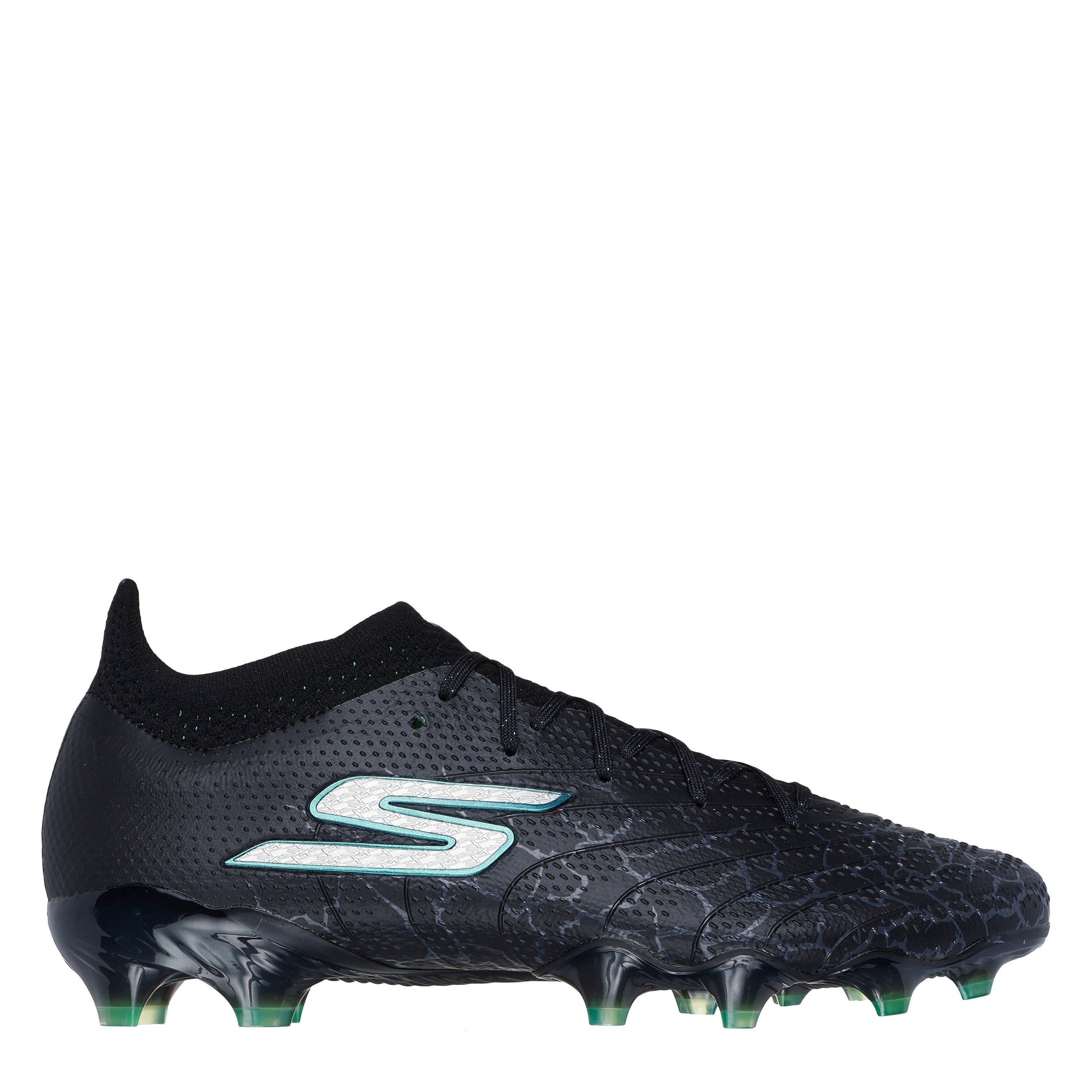 Skechers Men's Skx 01 Elite Firm Ground Football Boots - Black/Silver - 10.5 (45.5)