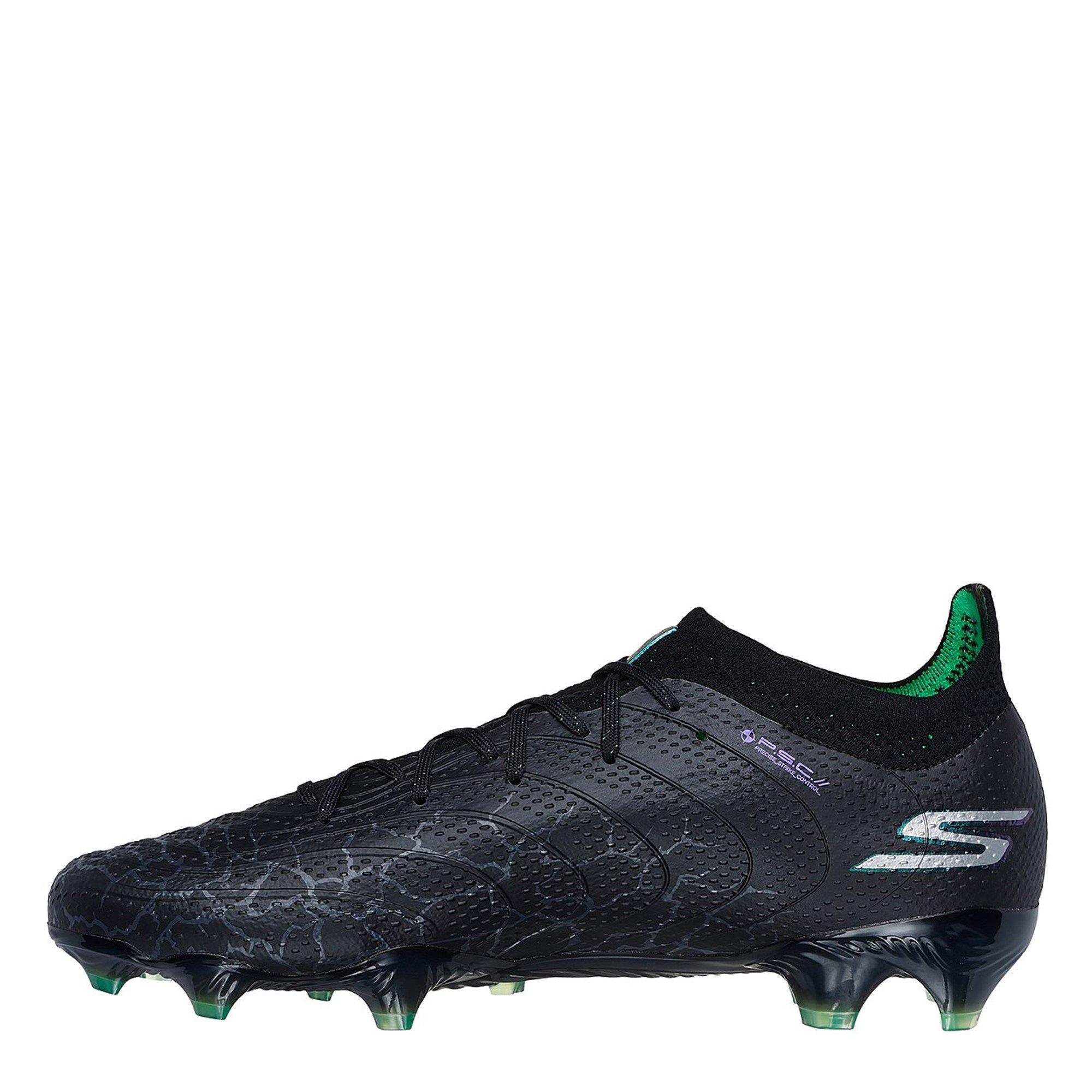 Zwart/Zilver - Skechers - SKX 01 Elite Firm Ground Football Boots - 2