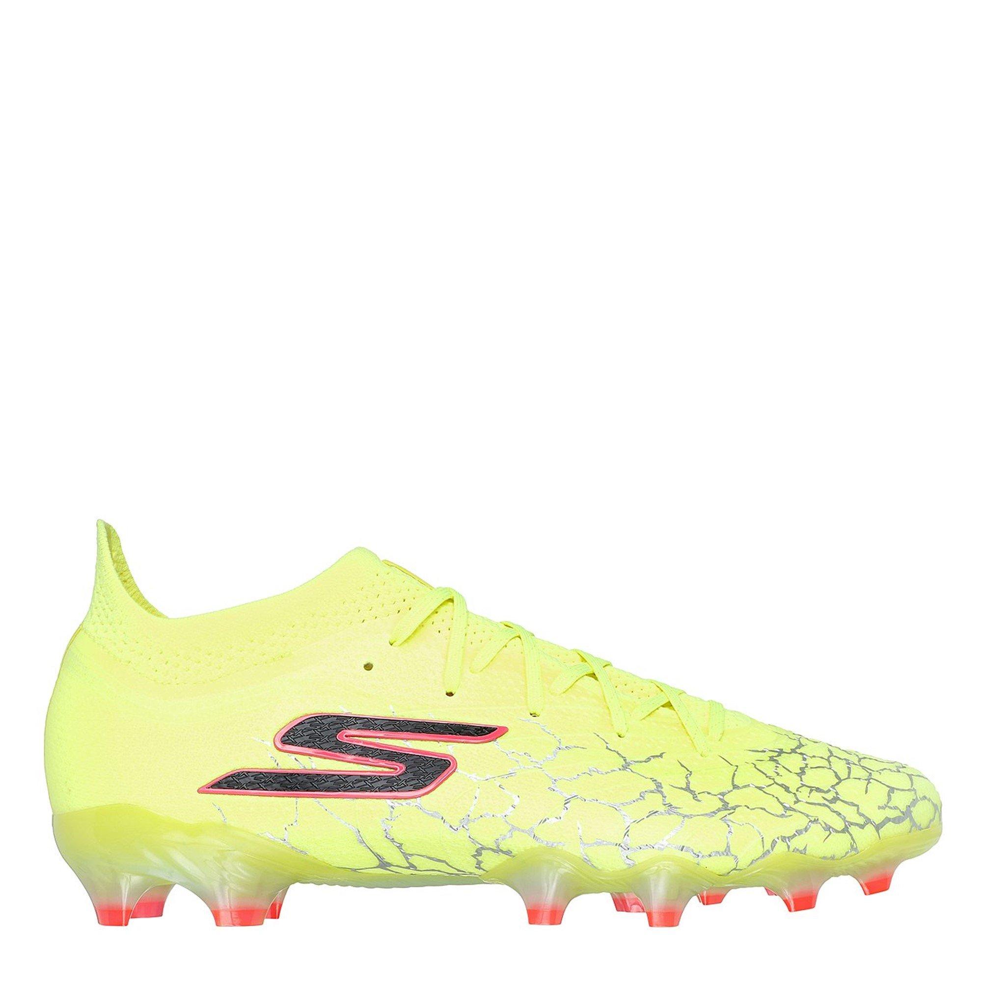 Skechers Men's Skx 01 Elite Firm Ground Football Boots - Yellow/Black - 10.5 (45.5)
