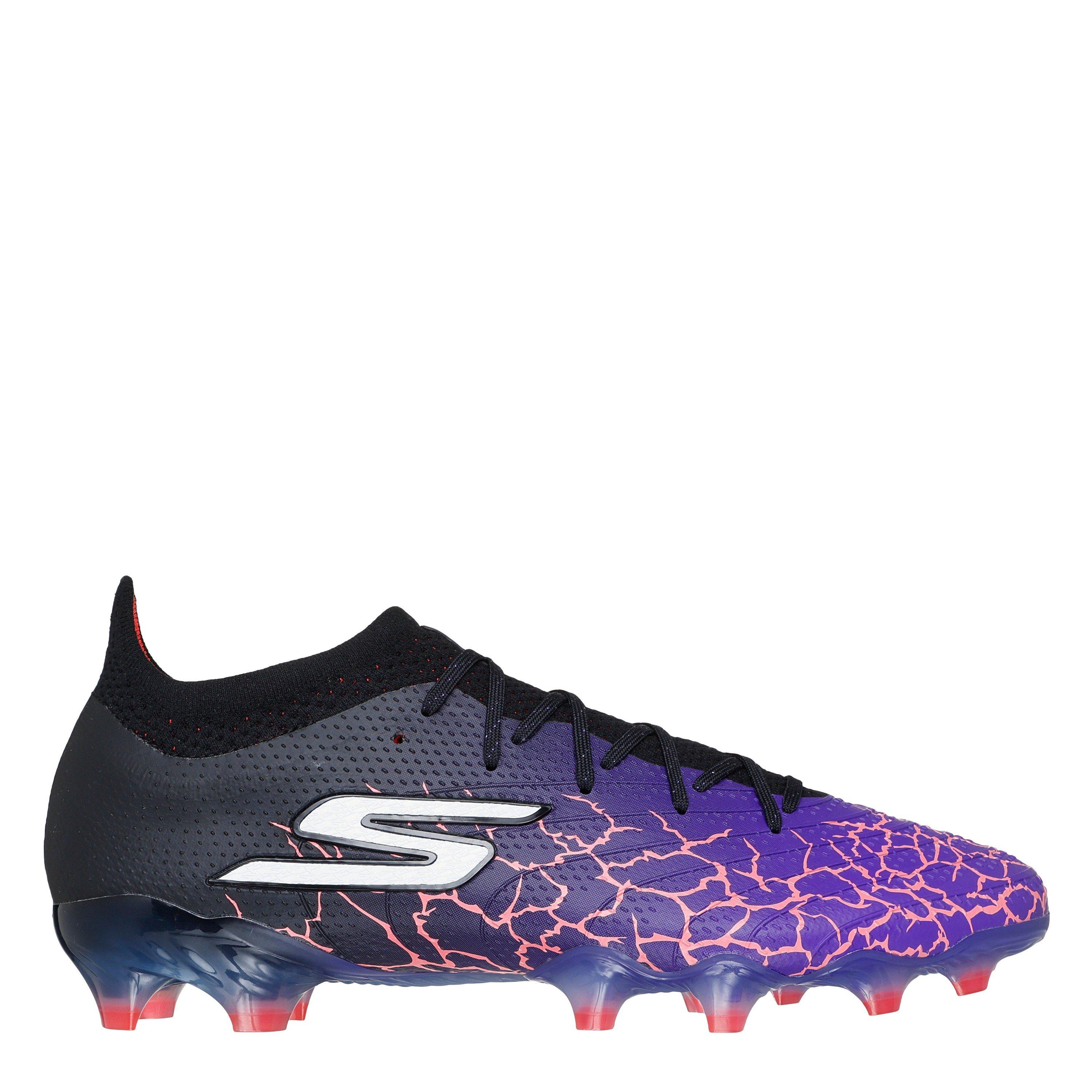 Skechers Men's Skx 01 Elite Firm Ground Football Boots - Purple/Black - 6 (39.5)