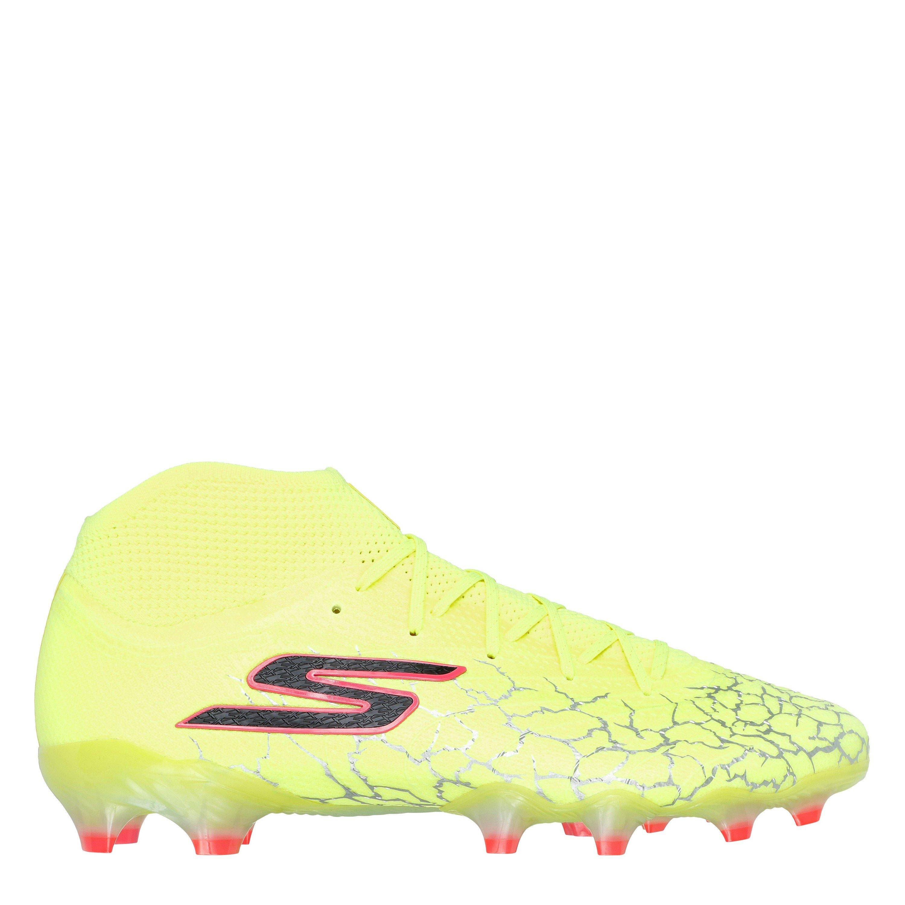 Skechers Men's Skx 1 Elite Firm Ground Football Boots - Yellow/Black - 8.5 (42.5)