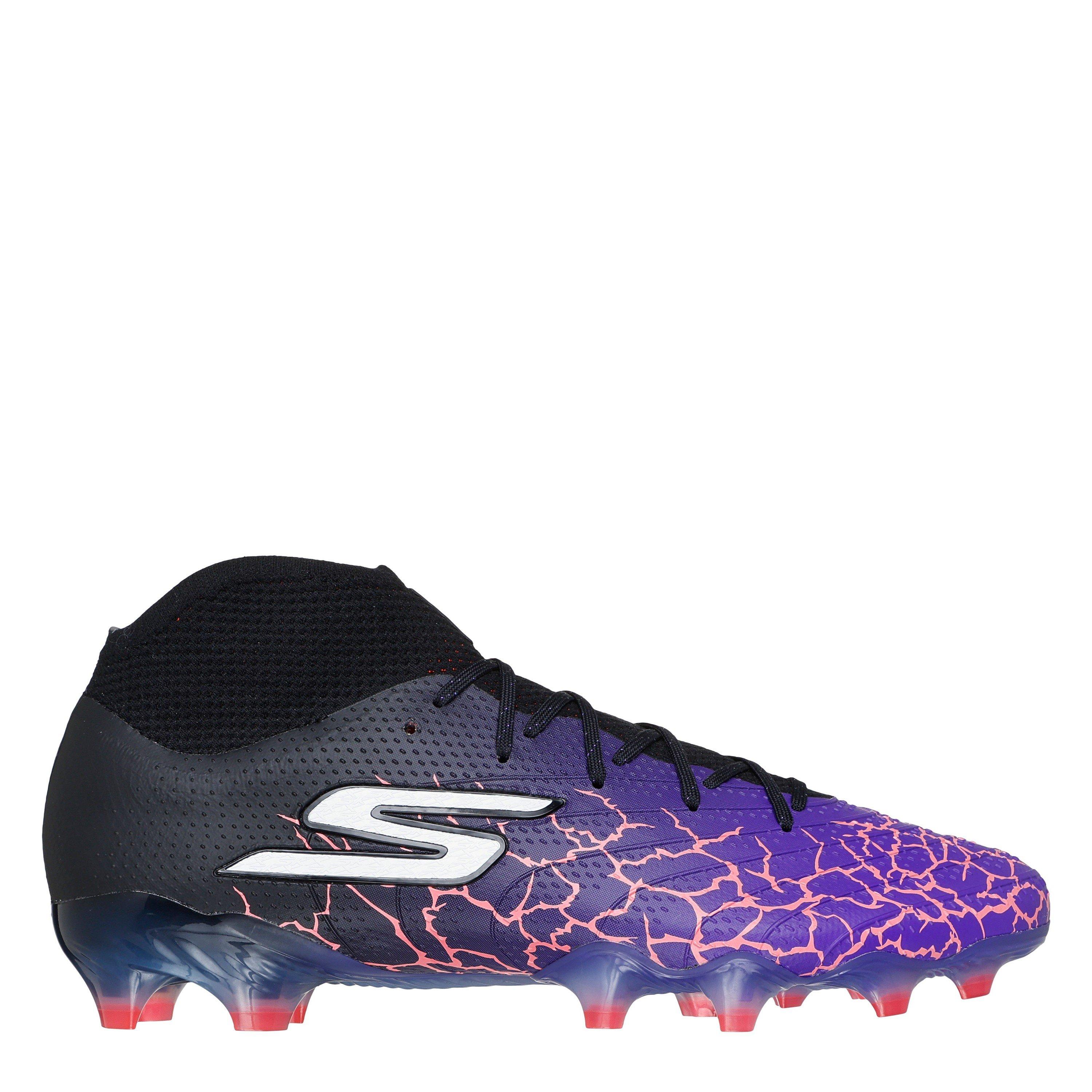 Skechers Men's Skx 1 Elite Firm Ground Football Boots - Purple/Black - 11 (46)