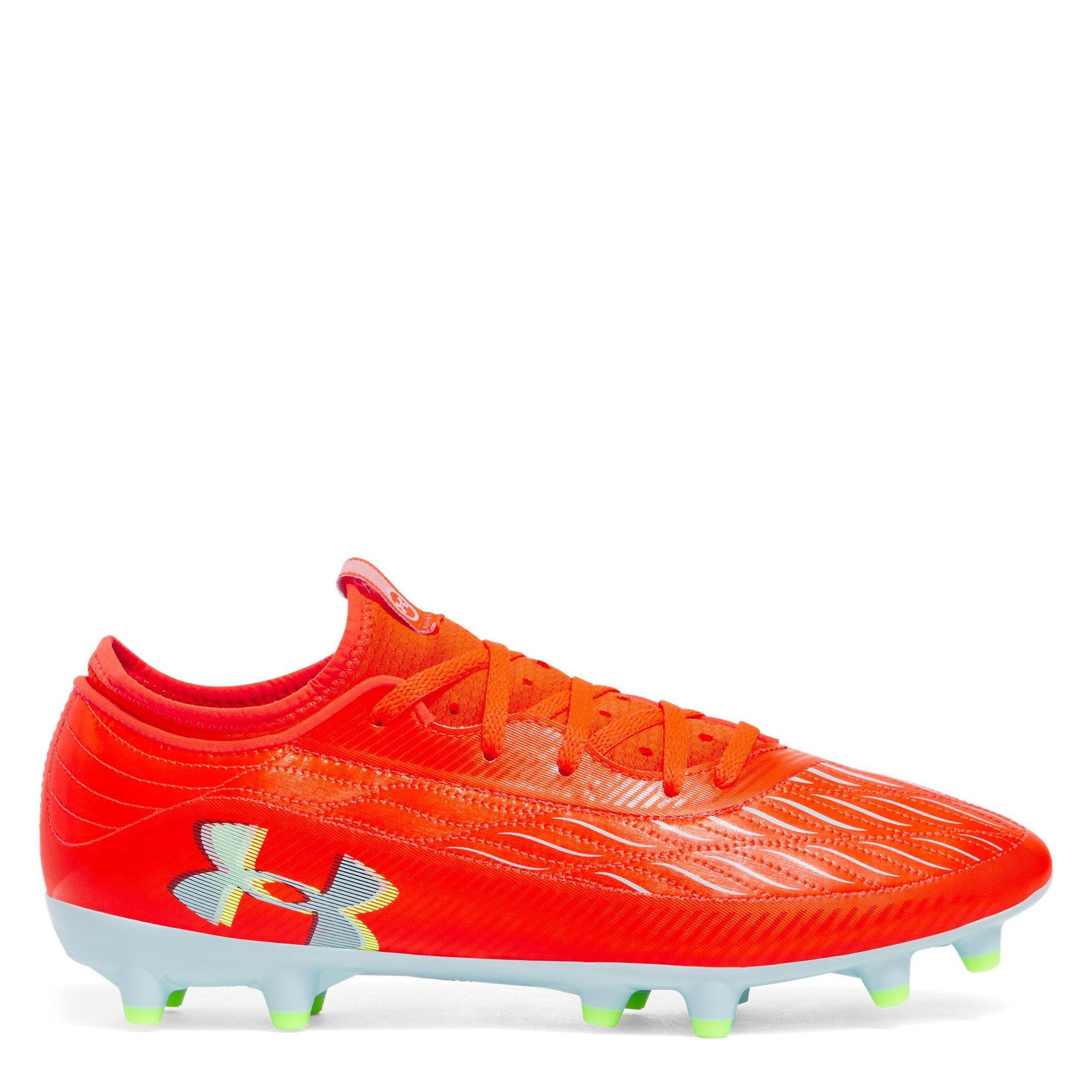 Under Armour Men's Magnetico Elite 4 Firm Ground Football Boots - Ares Red - 7 (41)
