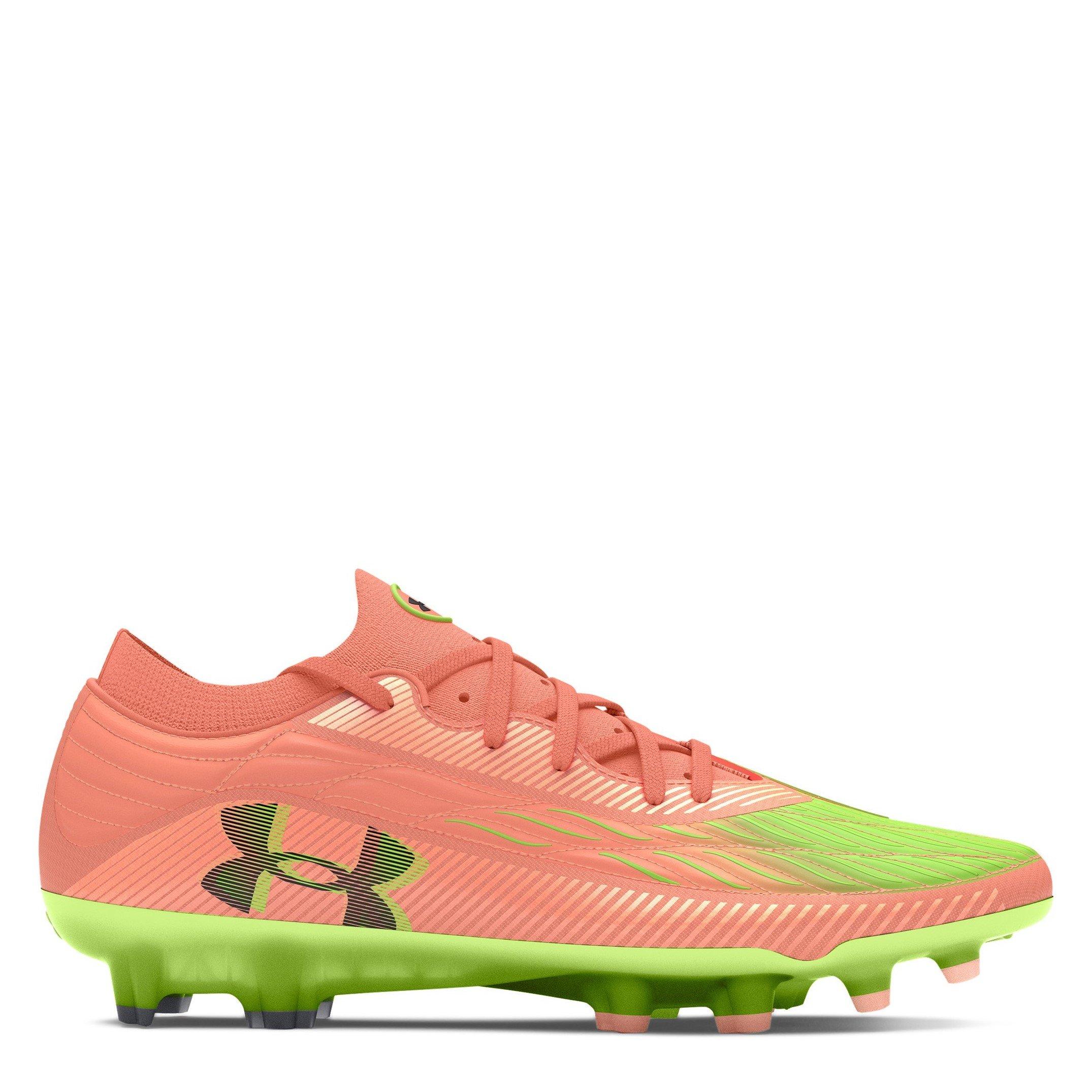 Under Armour Men's Magnetico Elite 4 Firm Ground Football Boots - Orange - 9.5 (44.5)