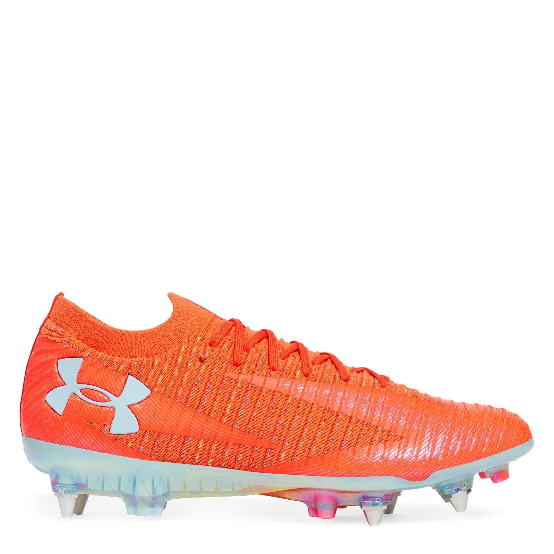 Under Armour Men's Ua Shadow Elite 3 Firm Ground Football Boots - Orange - 8.5 (43)