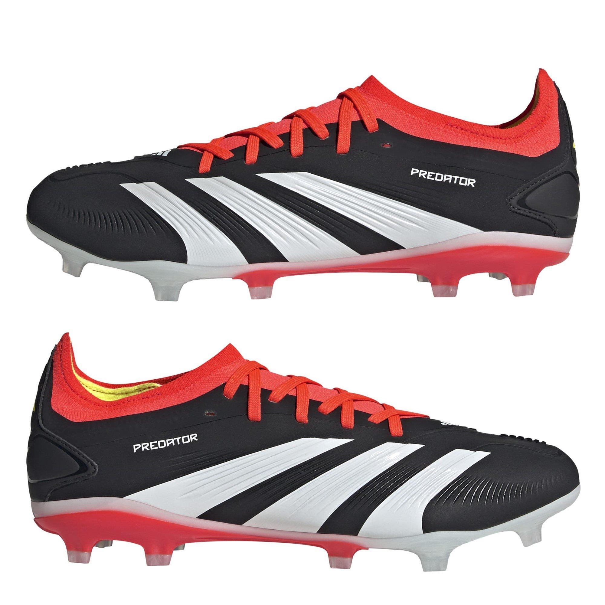 CBLACK/FTWWHT/S - adidas - Predator Firm Ground Football Boots - 9