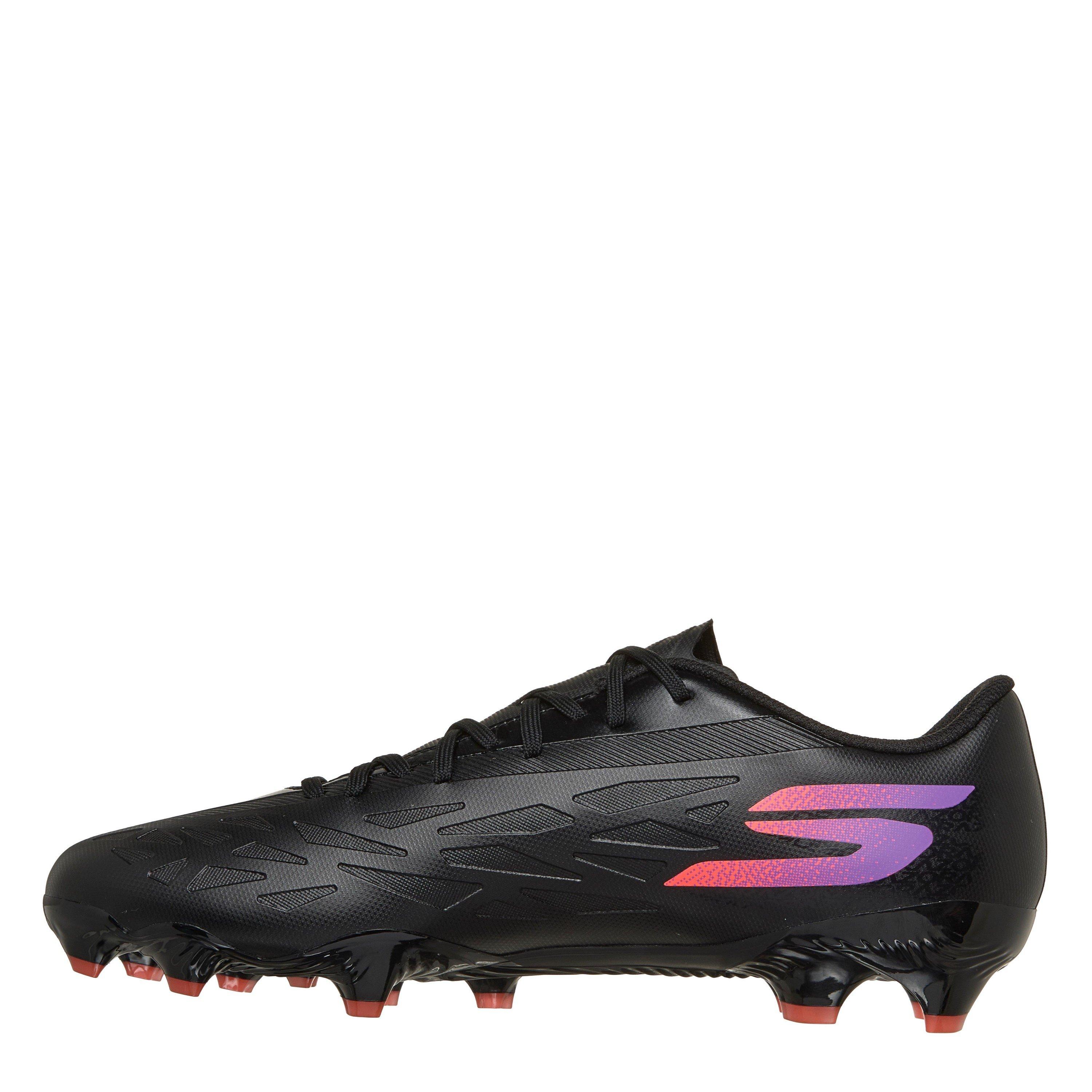 Black/Purple - Skechers - Men's Razor .3 Firm Ground Football Boot - 2