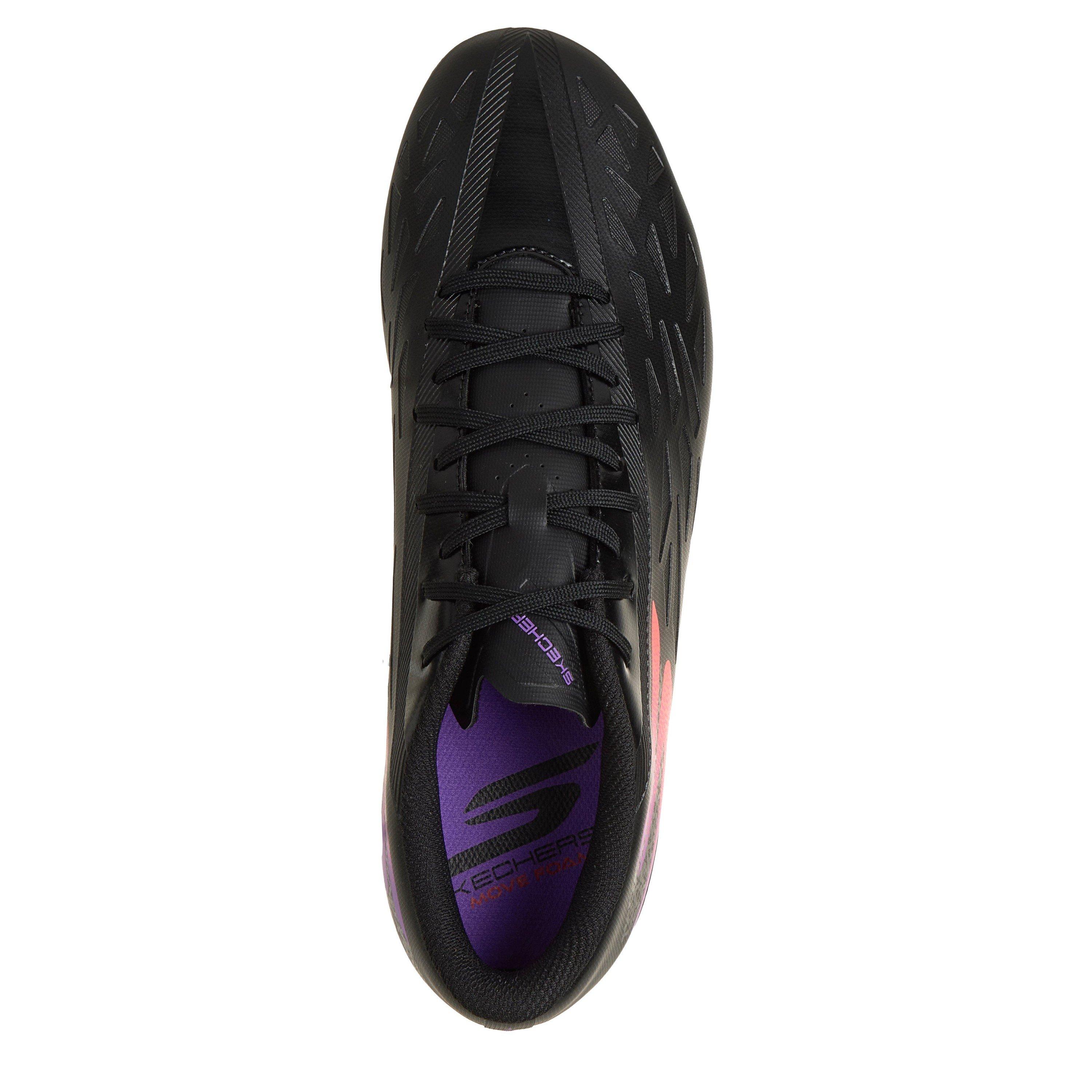 Black/Purple - Skechers - Men's Razor .3 Firm Ground Football Boot - 4