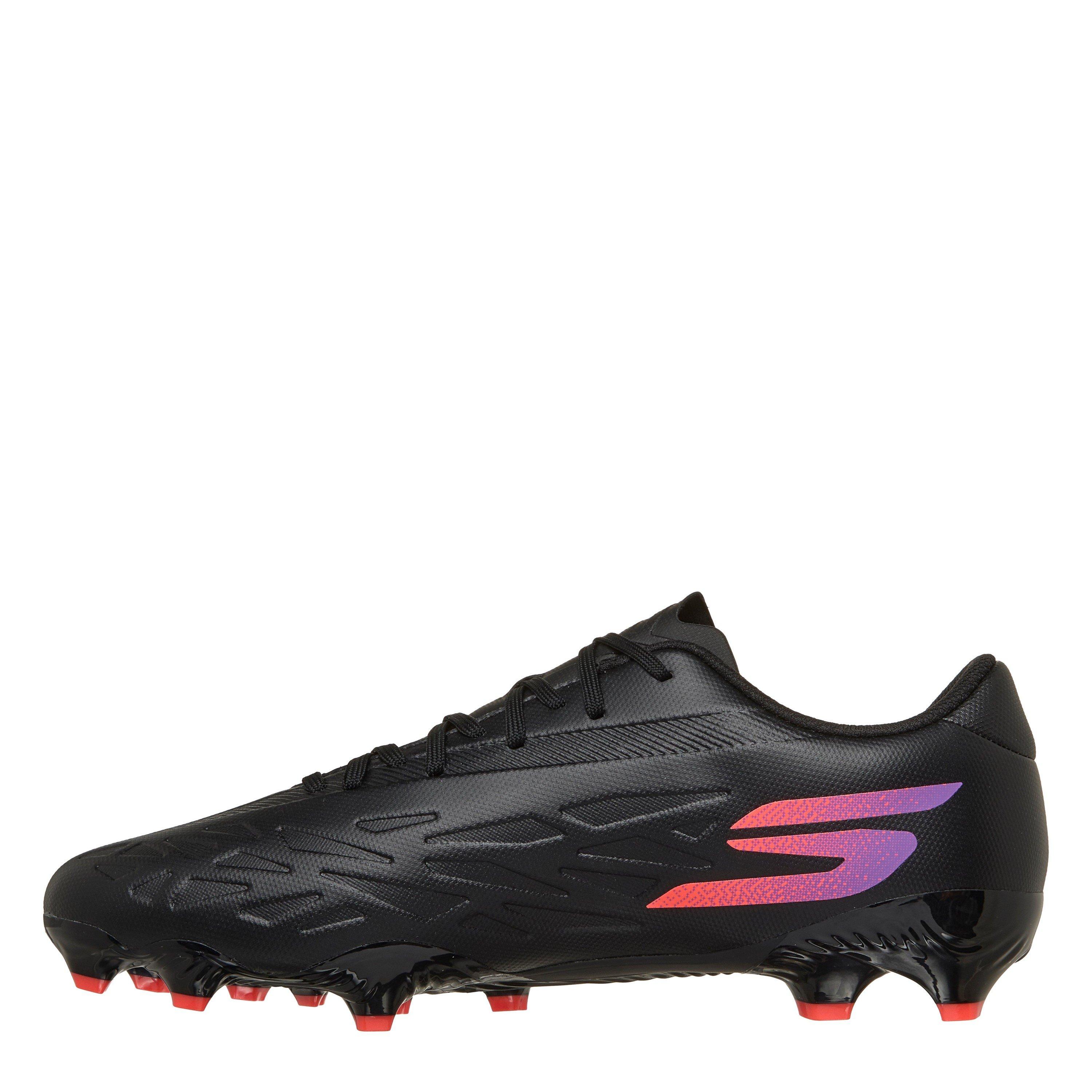 Crno/Ljubičasto - Skechers - Men's Razor .4 Firm Ground Football Boot - 2