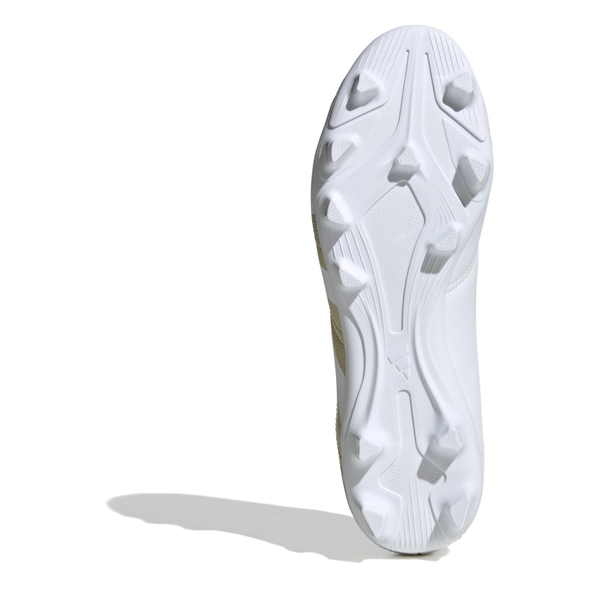 Weiß/Gold/Wht - adidas - Predator Club Firm Ground Football Boots - 6