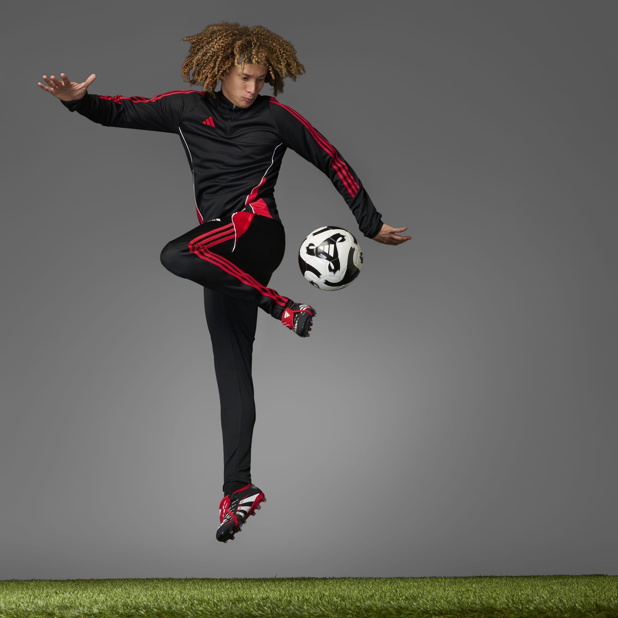 Red/Black - adidas - Predator Pro BWR Fold-Over Tongue Firm Ground Football Boots - 15