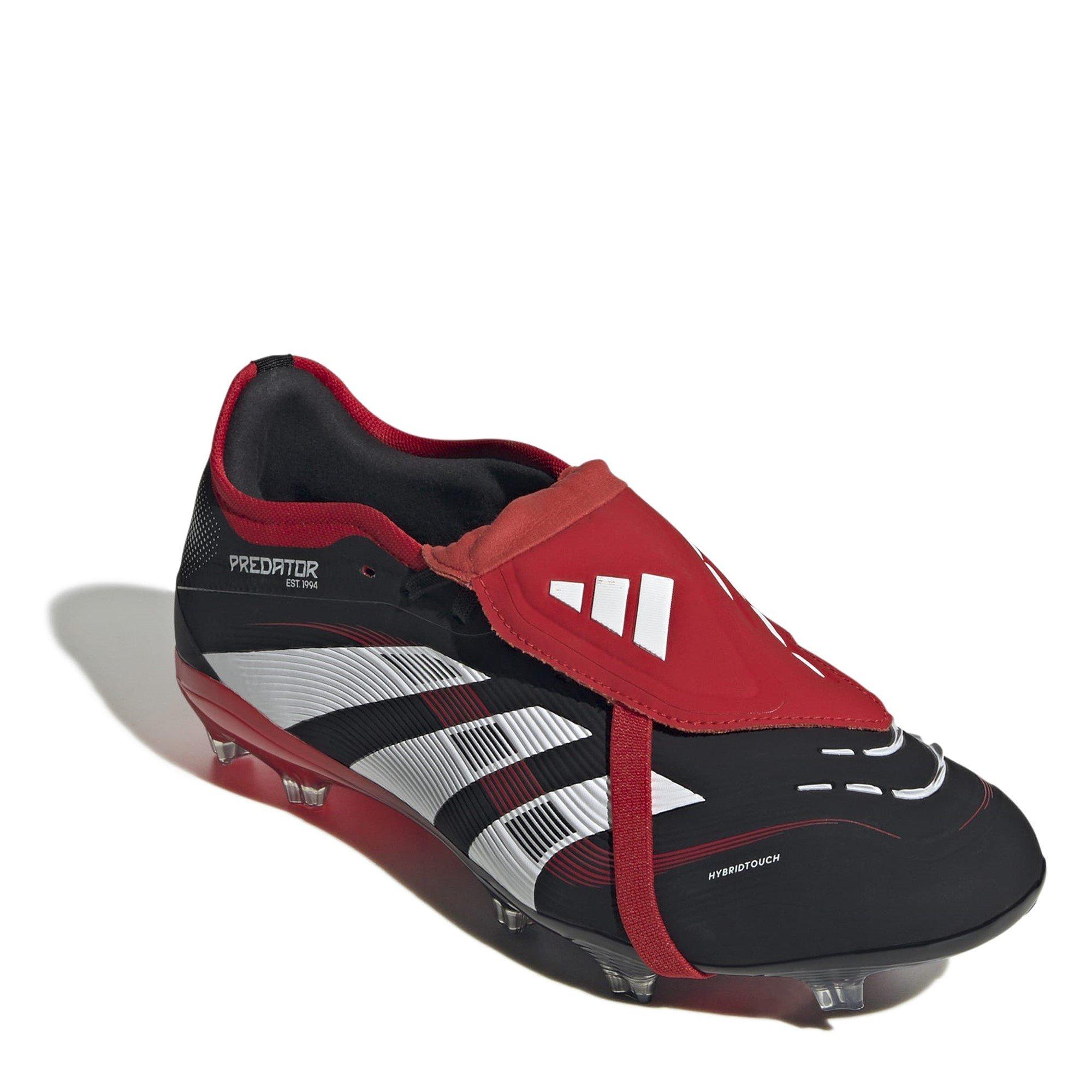 Red/Black - adidas - Predator Pro BWR Fold-Over Tongue Firm Ground Football Boots - 4