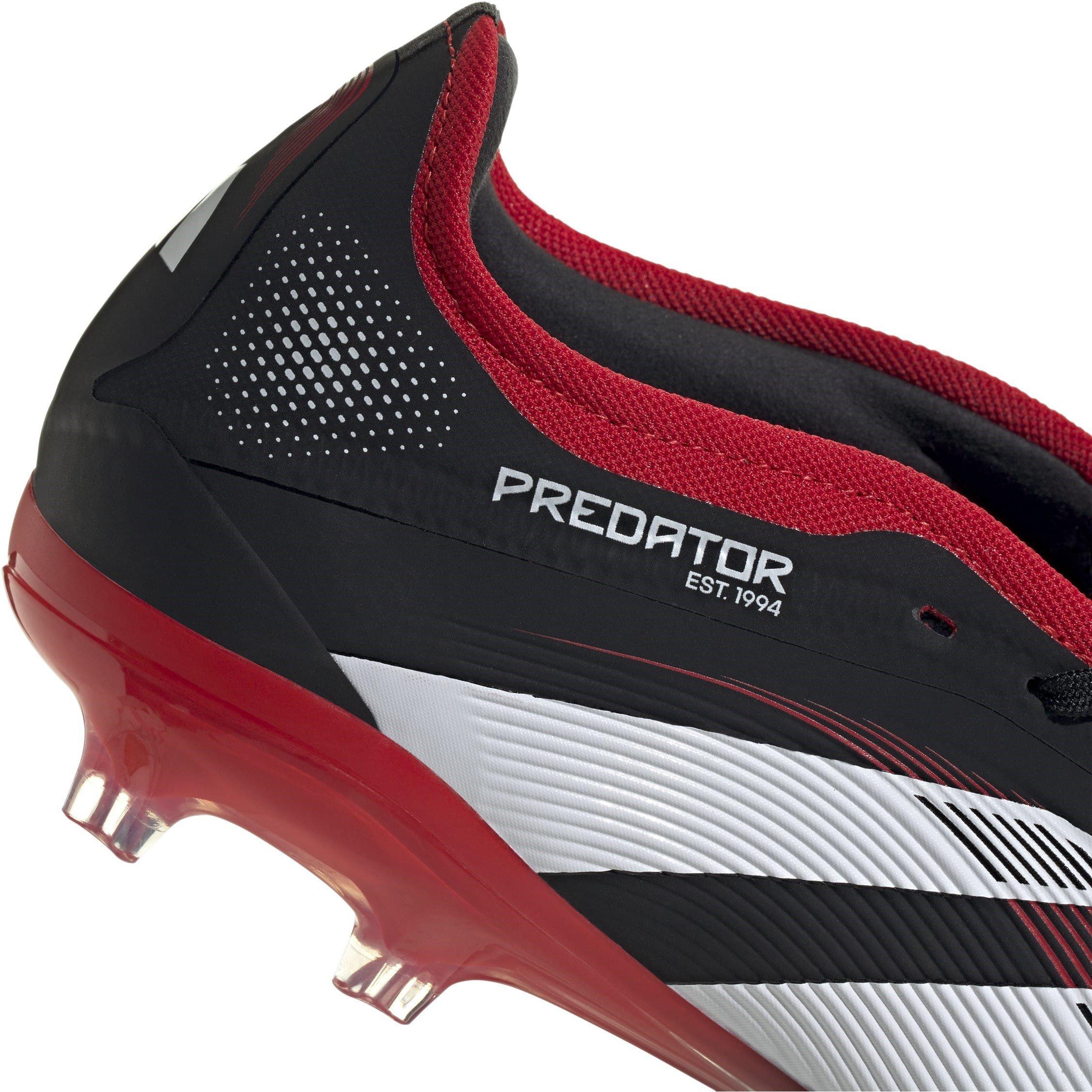 Red/Black - adidas - Predator Pro BWR Fold-Over Tongue Firm Ground Football Boots - 9