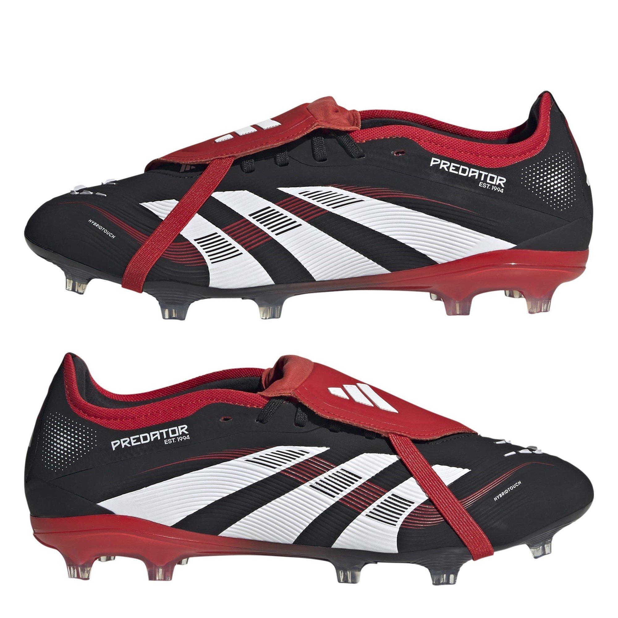 Red/Black - adidas - Predator Pro BWR Fold-Over Tongue Firm Ground Football Boots - 10