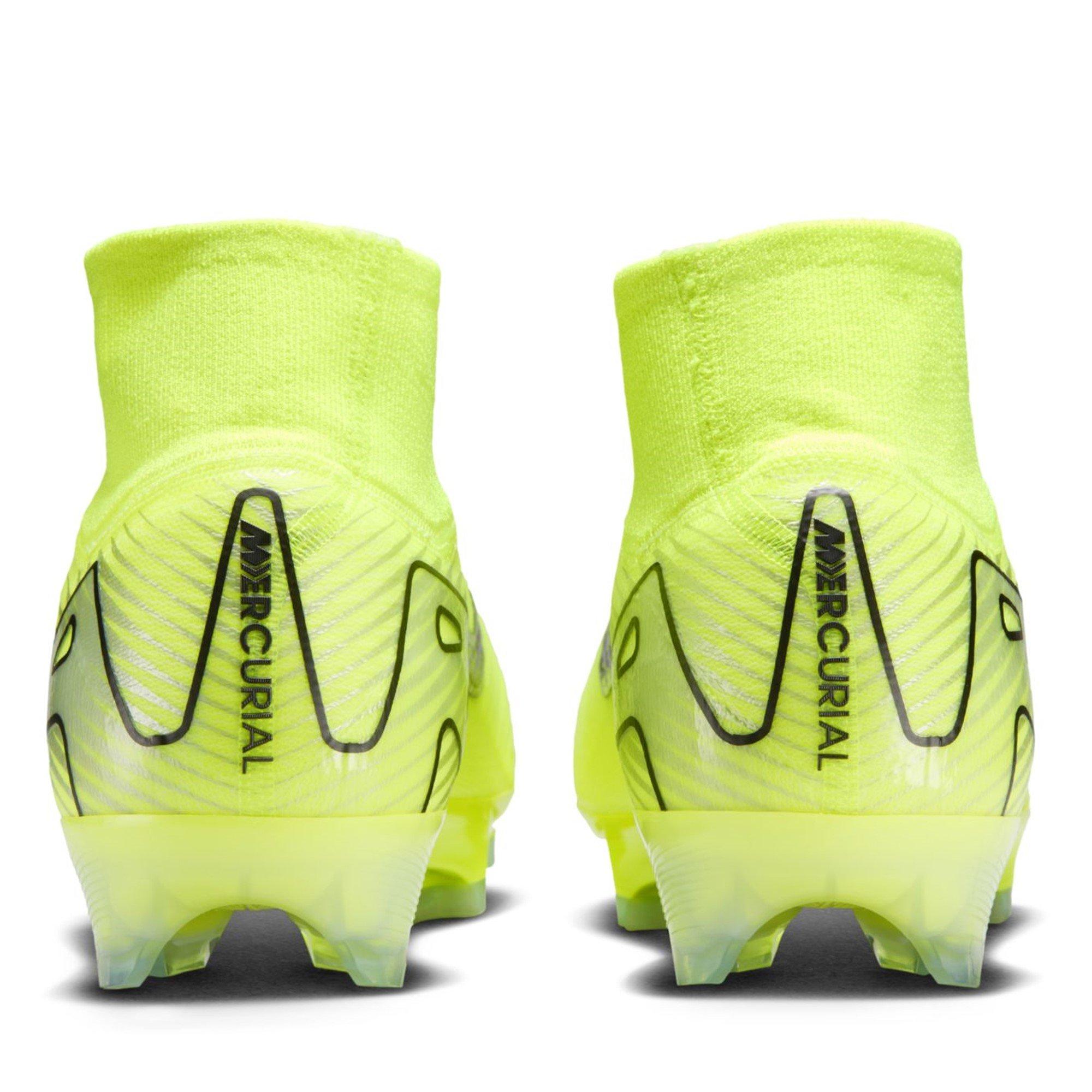 VOLT/BLACK - Nike - Mercurial Superfly Adults Firm Ground Football Boots - 6