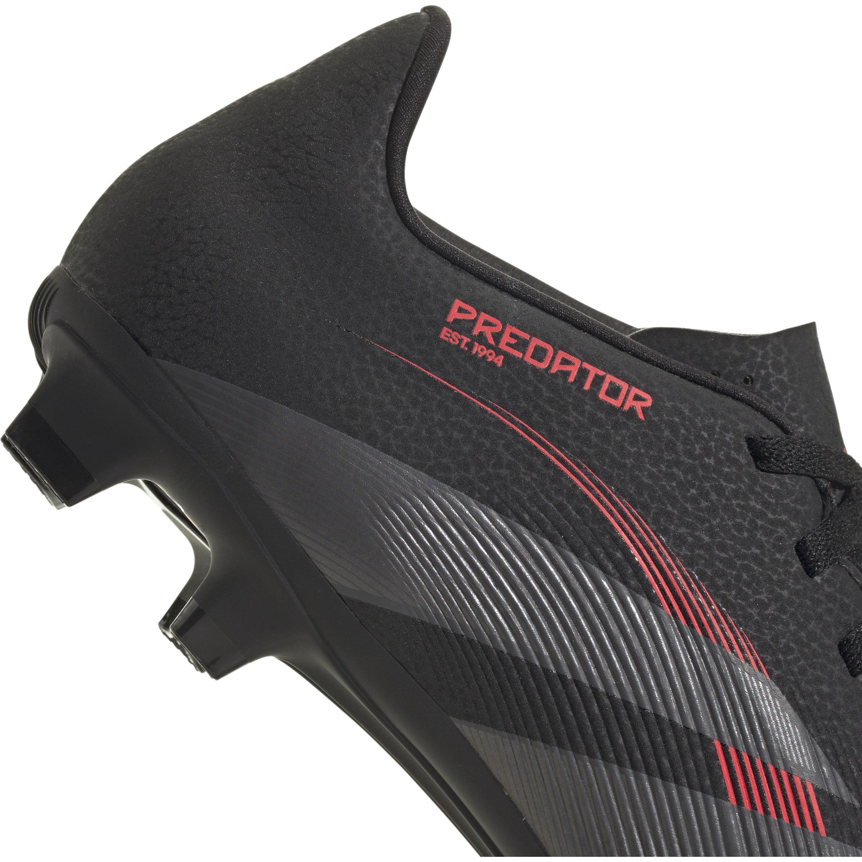 Black/Grey - adidas - Predator Club Firm Ground Football Boots - 8