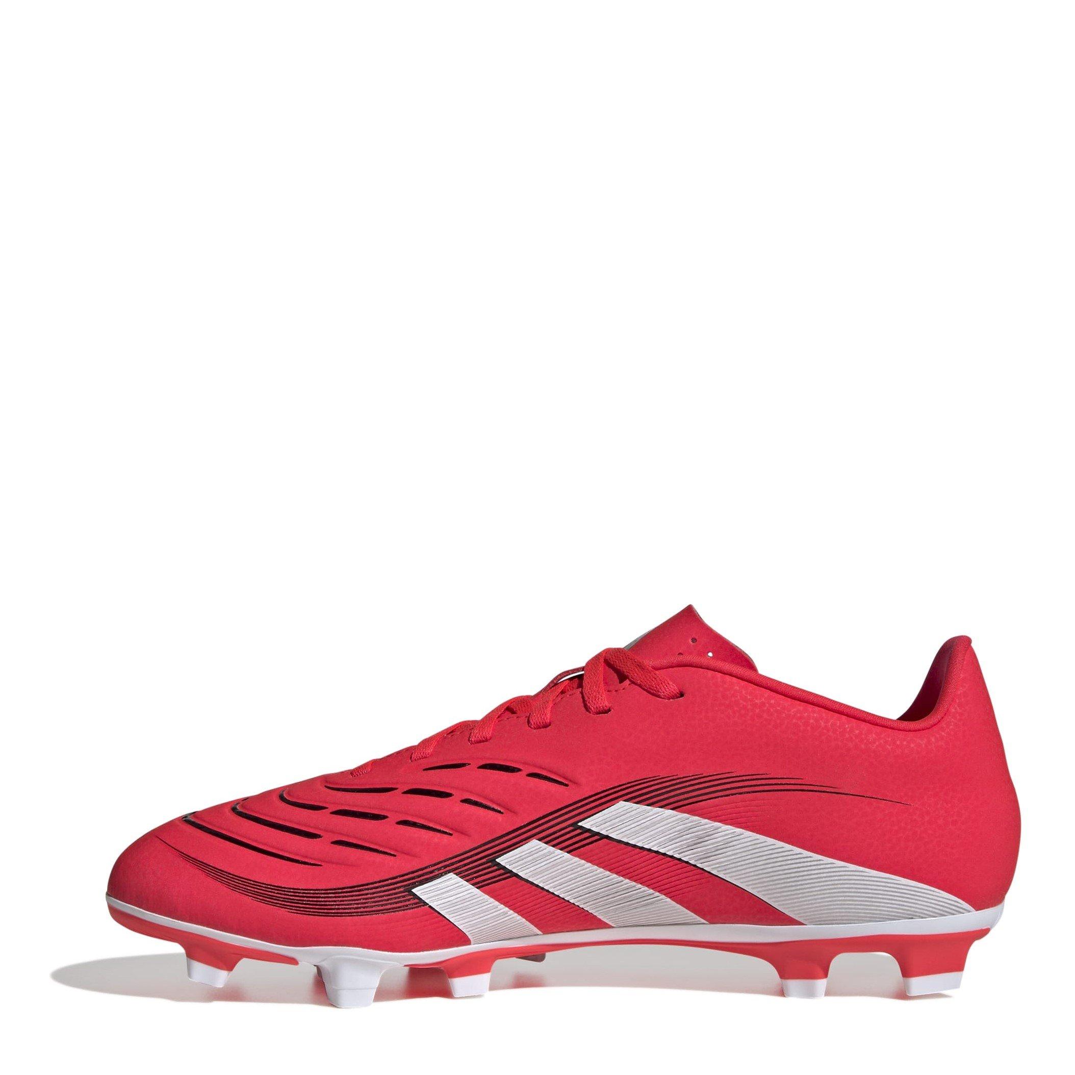 Rød/Hvid - adidas - Predator Club Firm Ground Football Boots - 2