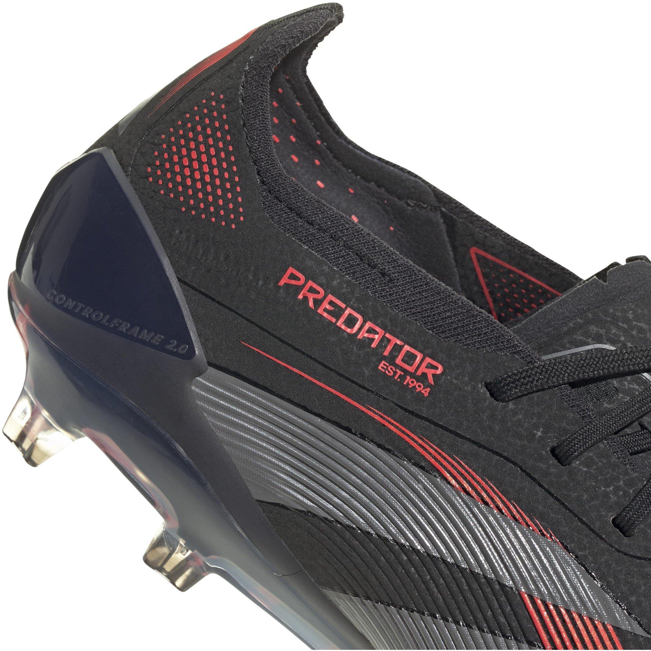 Black/Grey - adidas - Predator Elite Firm Ground Football Boots - 8