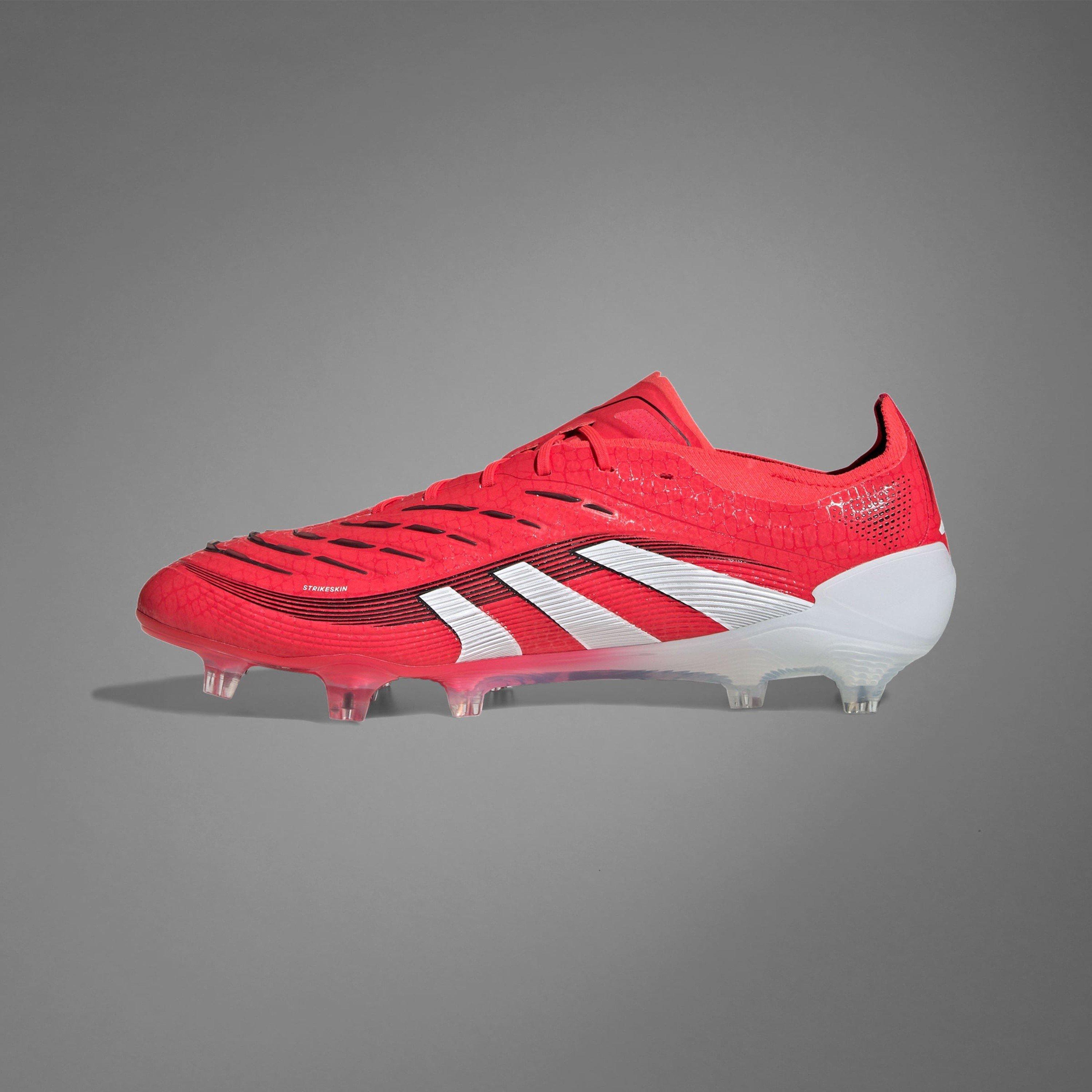 Rood/Wit - adidas - Predator Elite Firm Ground Football Boots - 13